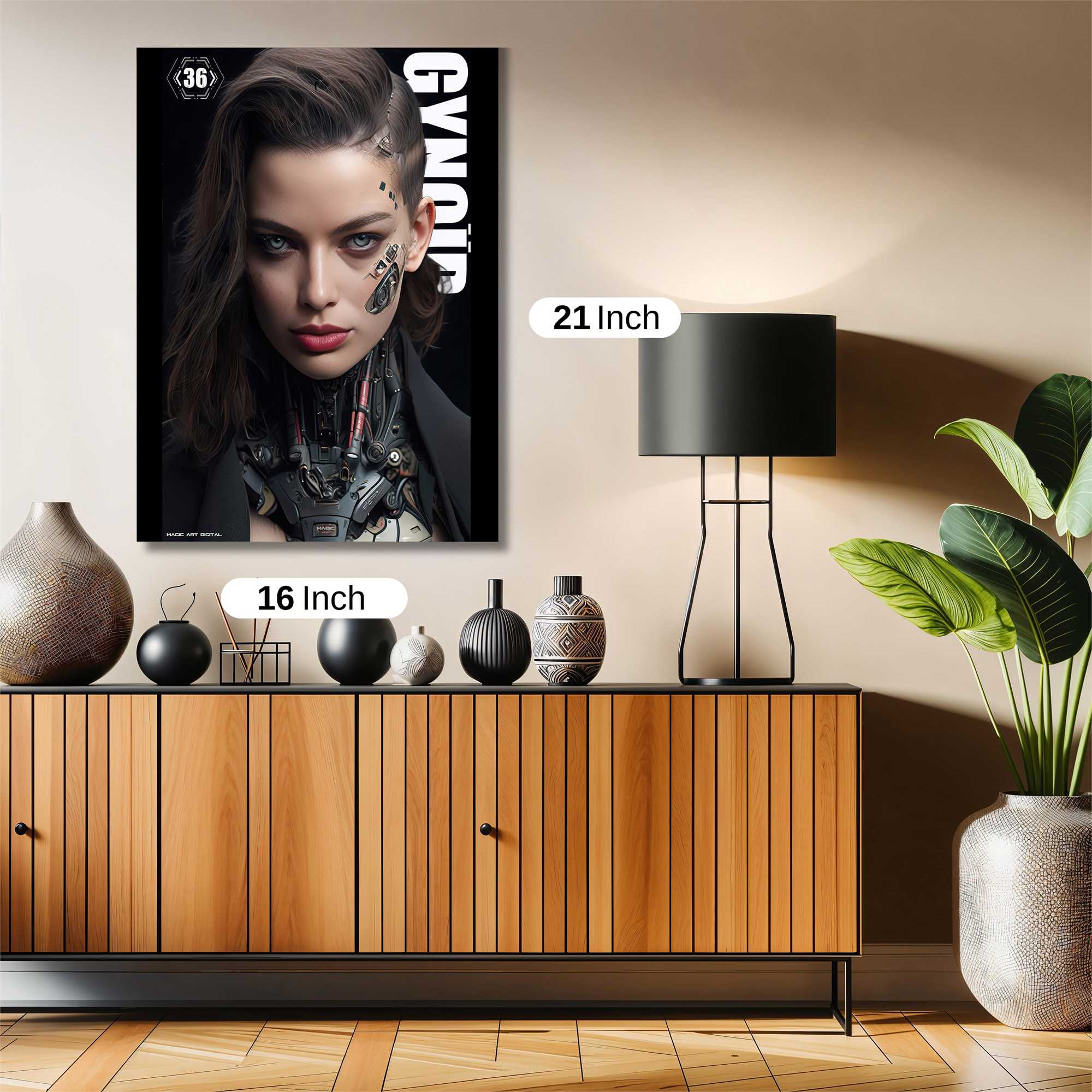 Cyber Enigma Safe Wall Magnetic / M