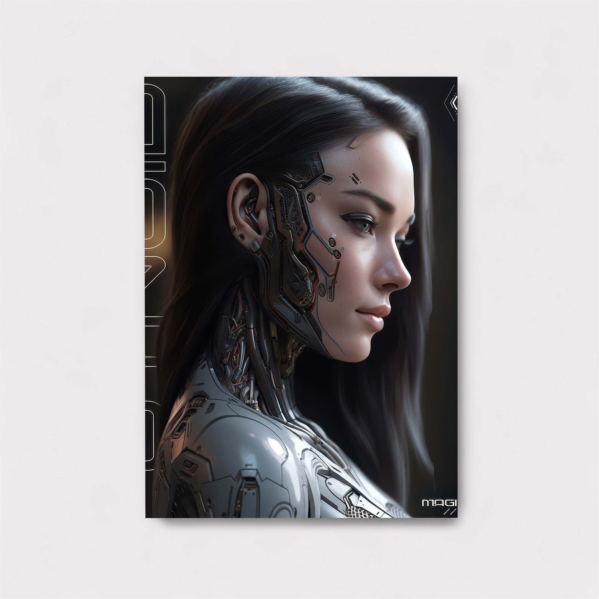 Cyborg Elegance Safe Wall Magnetic / M