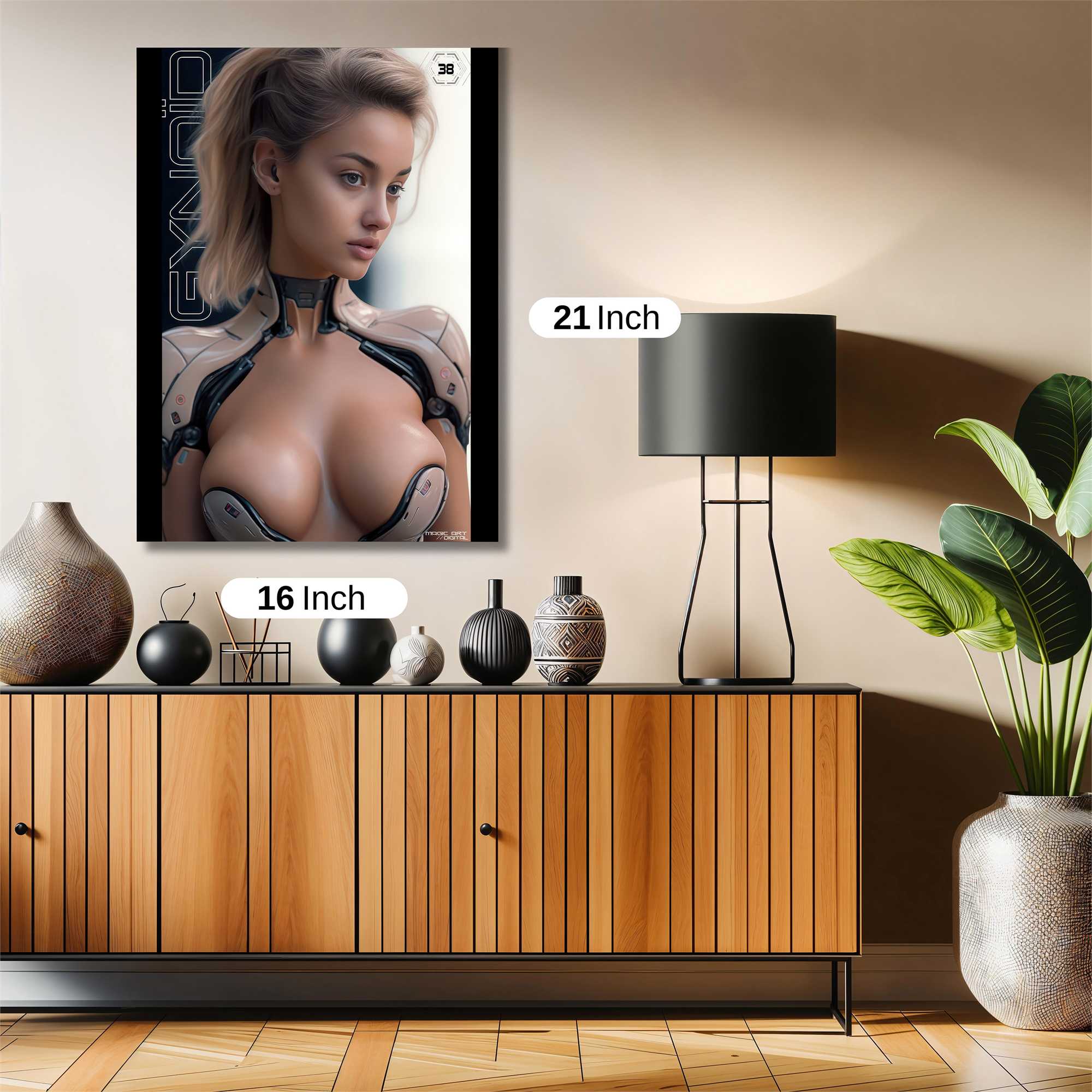 Cyber Enigma Safe Wall Magnetic / M