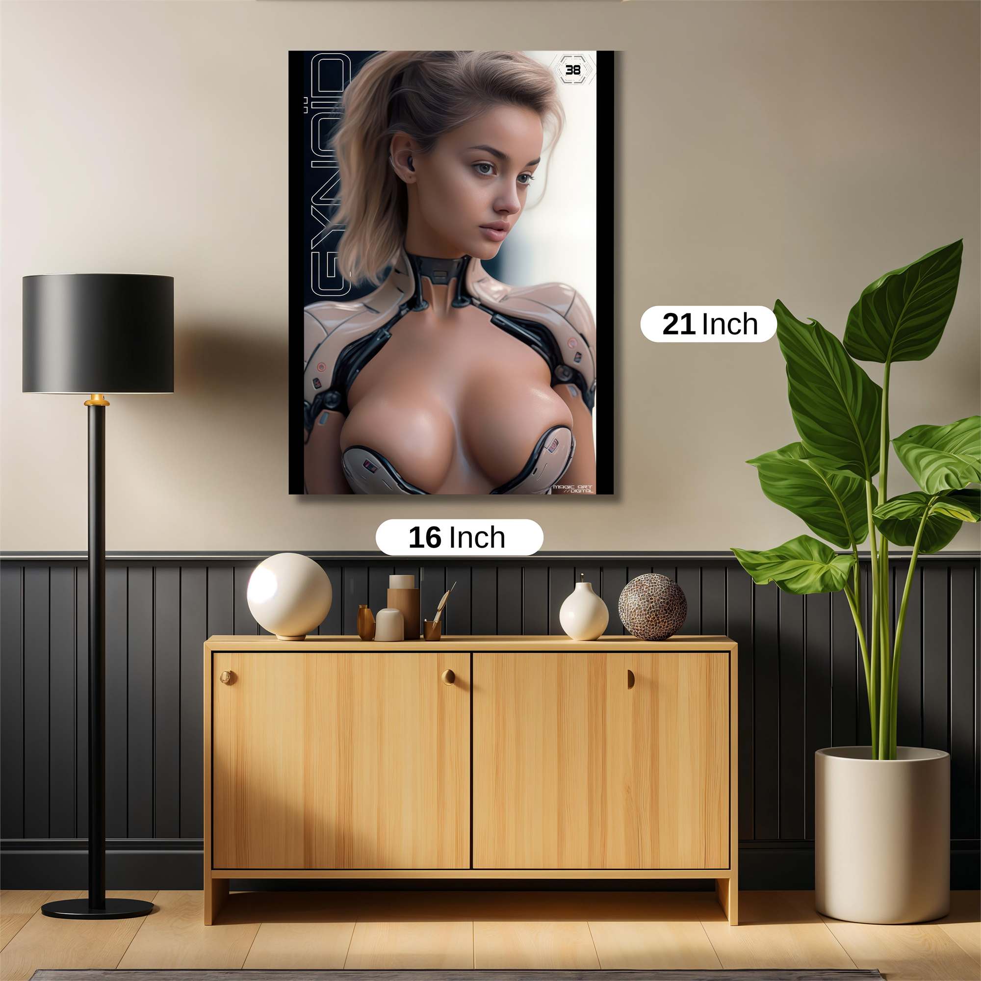 Cyber Enigma Safe Wall Magnetic / M