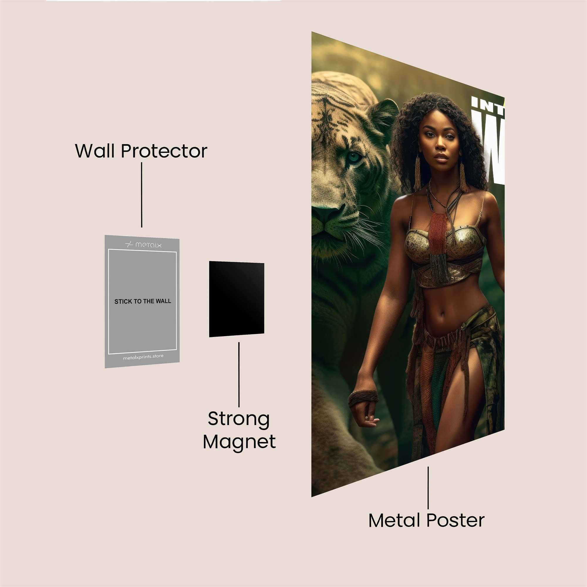 ShereKhan Serene Safe Wall Magnetic / M