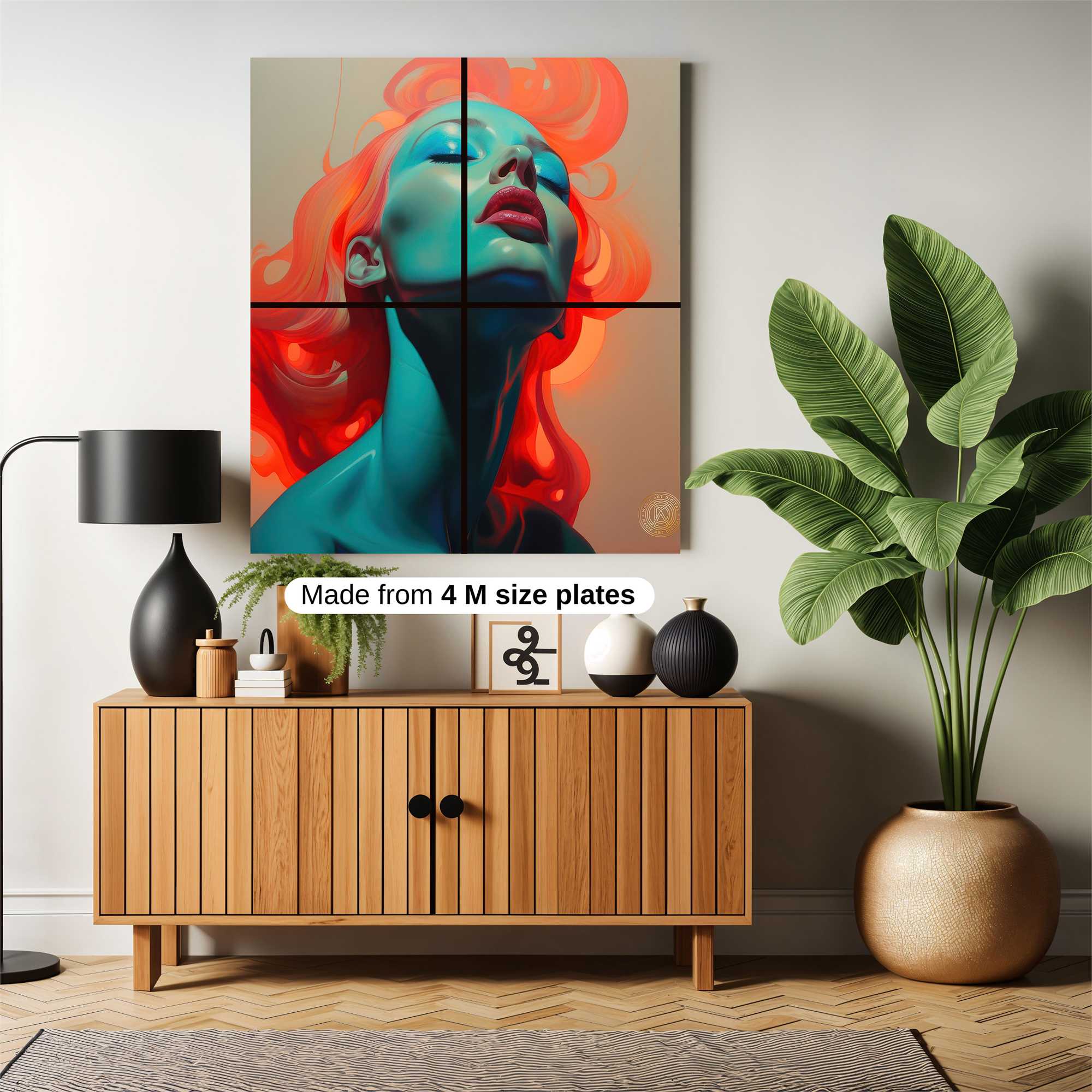 Neon Serenity Safe Wall Magnetic / M