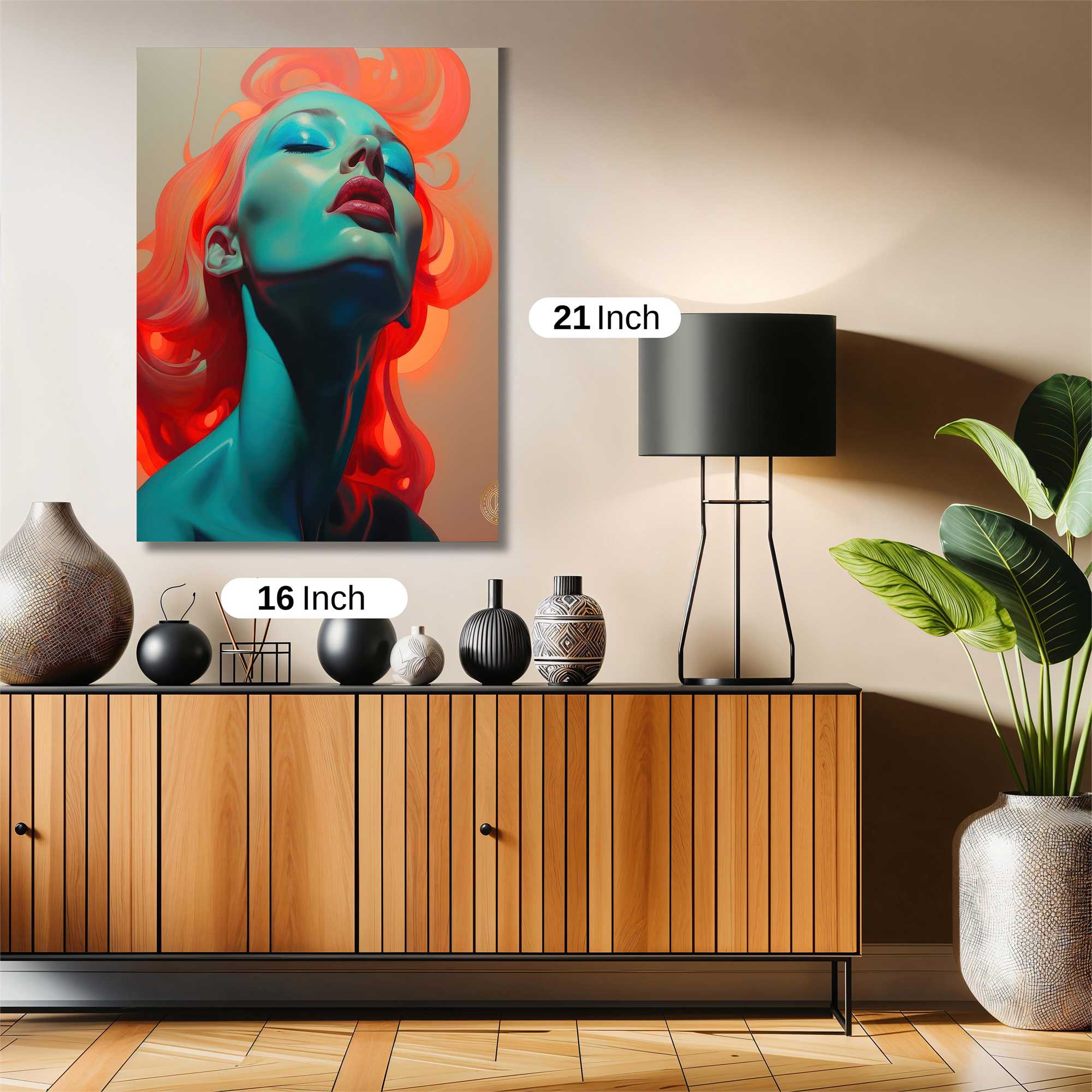 Neon Serenity Safe Wall Magnetic / M