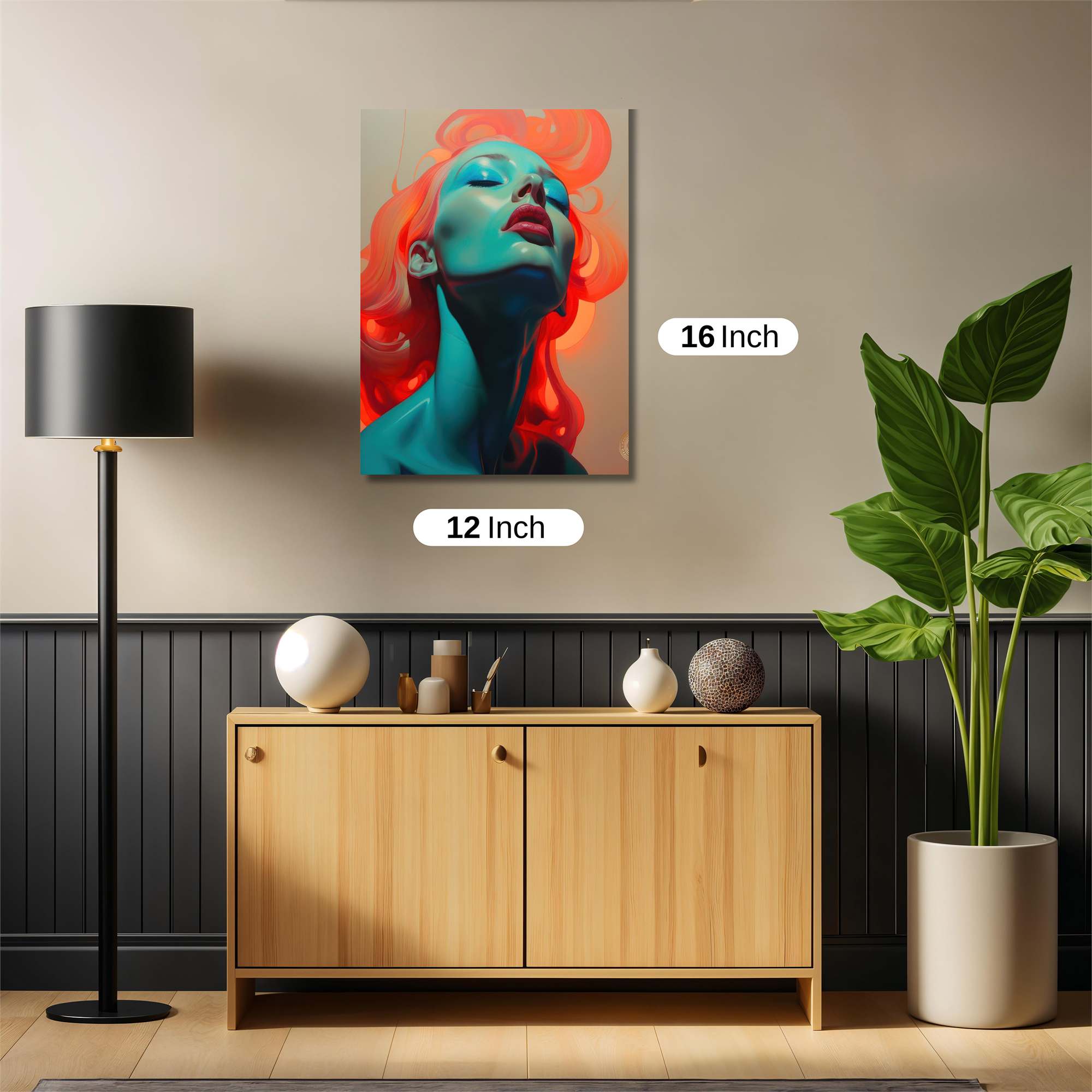 Neon Serenity Safe Wall Magnetic / M