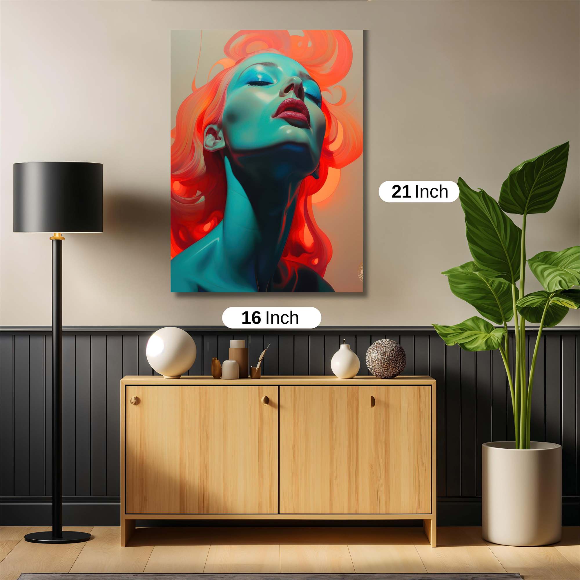 Neon Serenity Safe Wall Magnetic / M