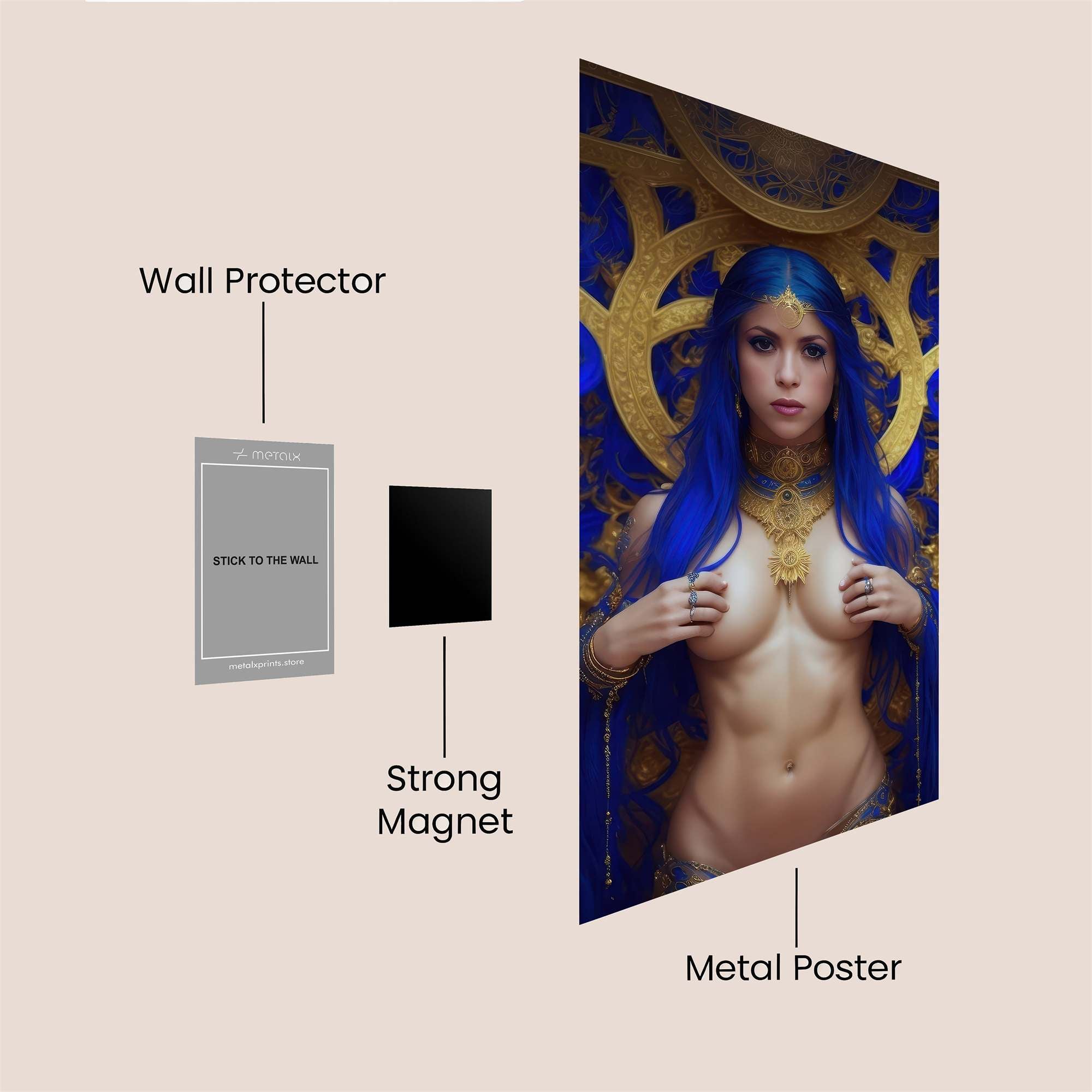 Mystic Aura Safe Wall Magnetic / M
