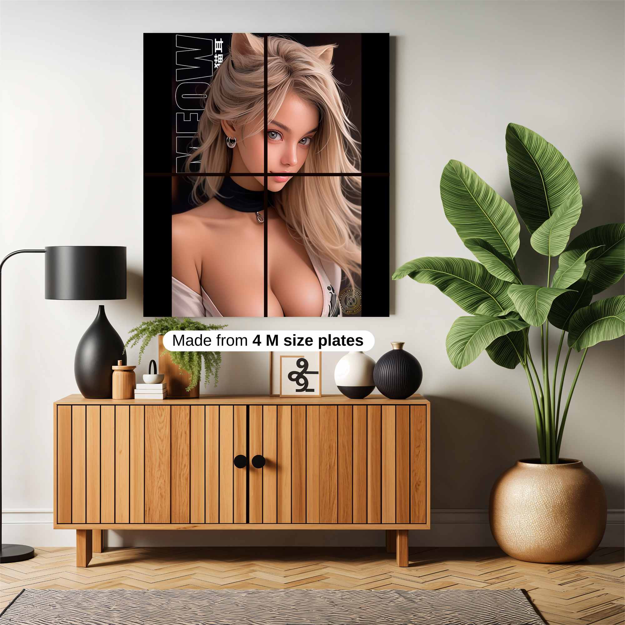 Kitty Enchantress Safe Wall Magnetic / M