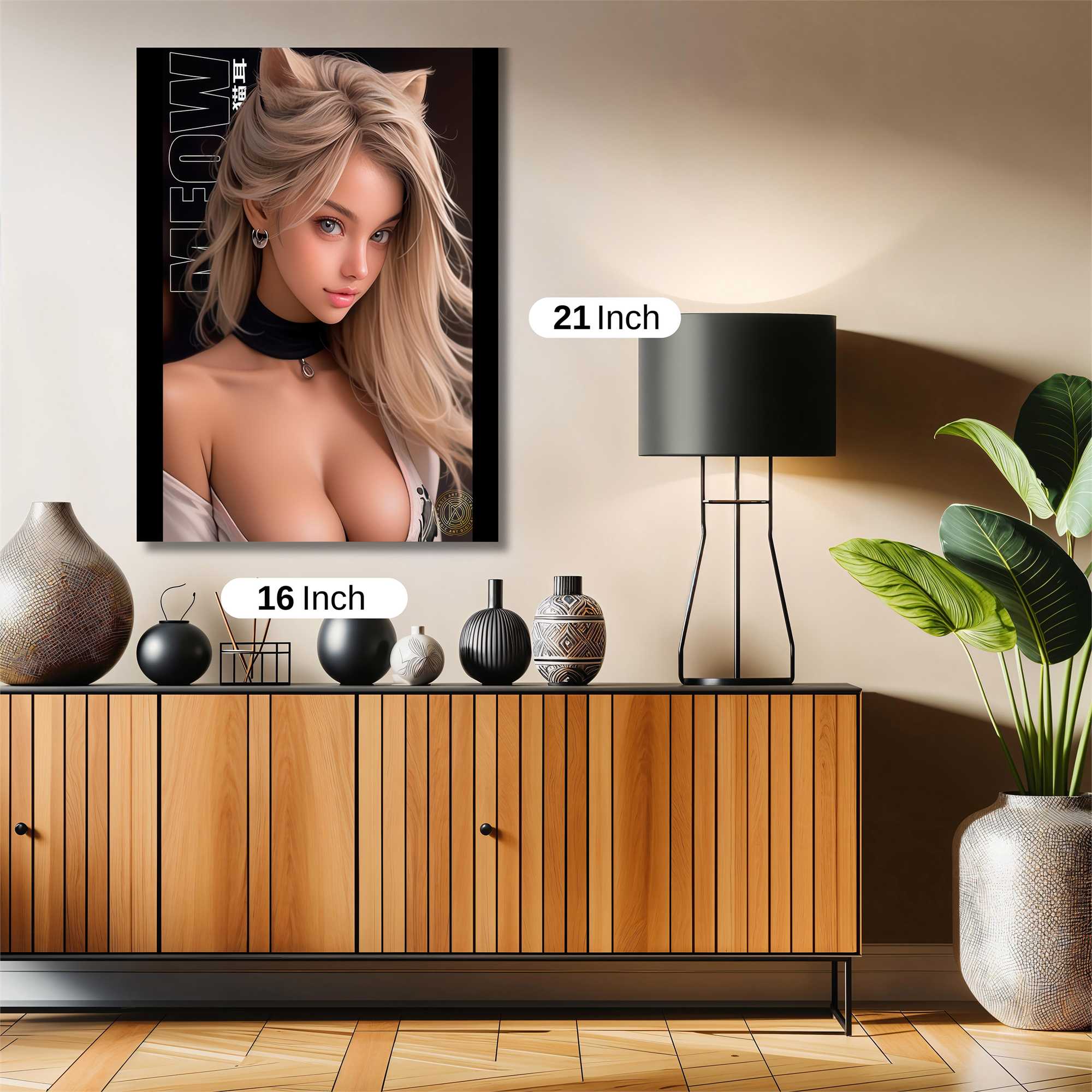 Kitty Enchantress Safe Wall Magnetic / M