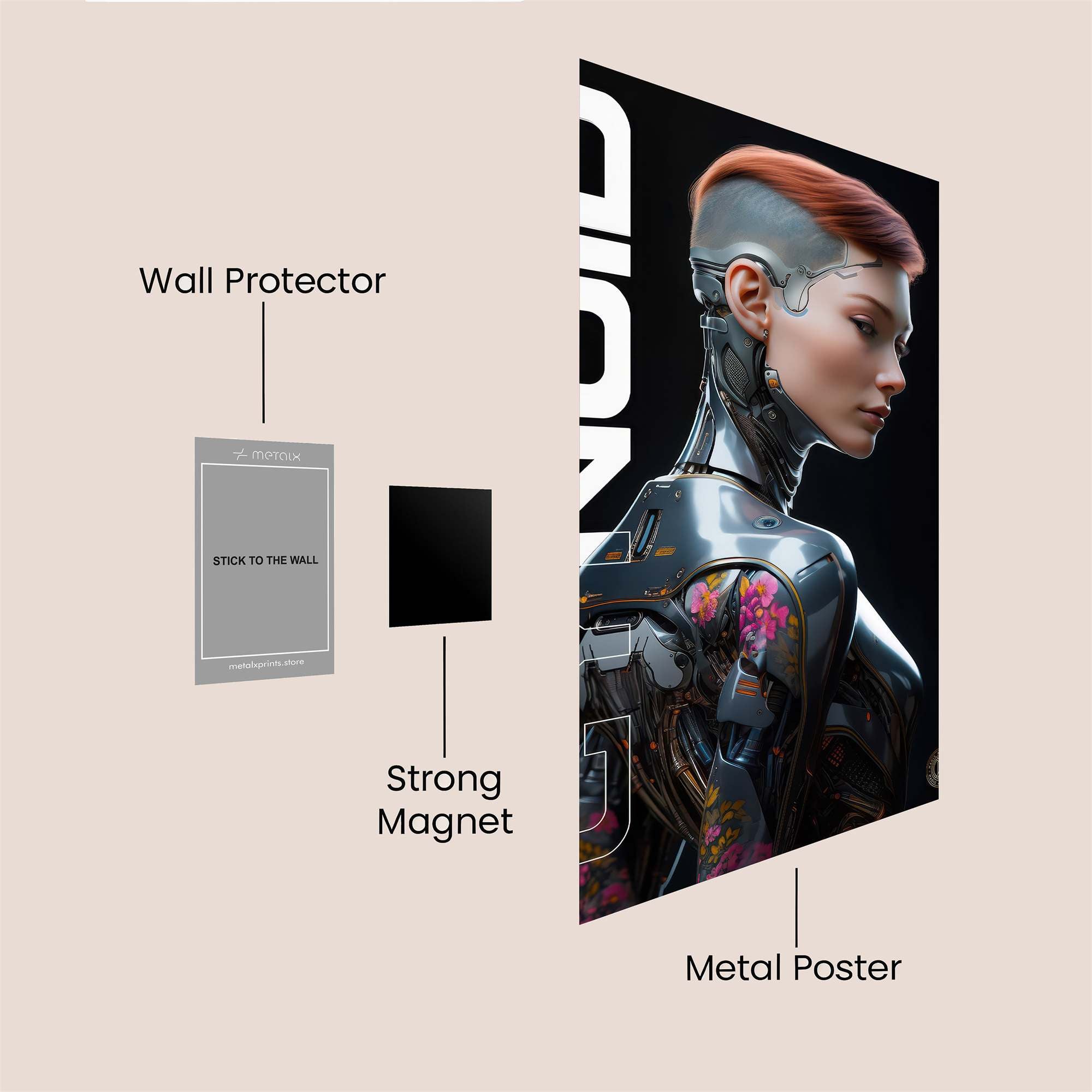 Cynoid Serenity Safe Wall Magnetic / M