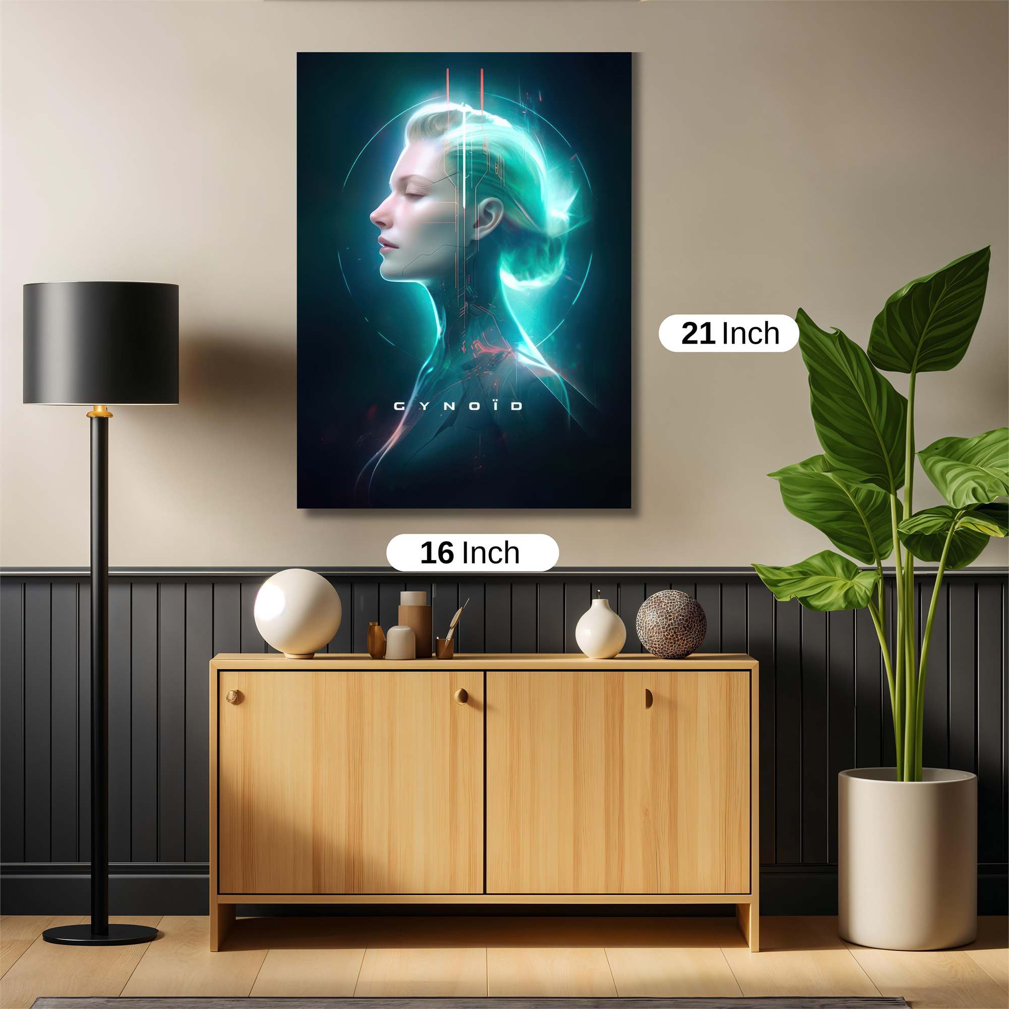 Gynoid Glow Safe Wall Magnetic / M