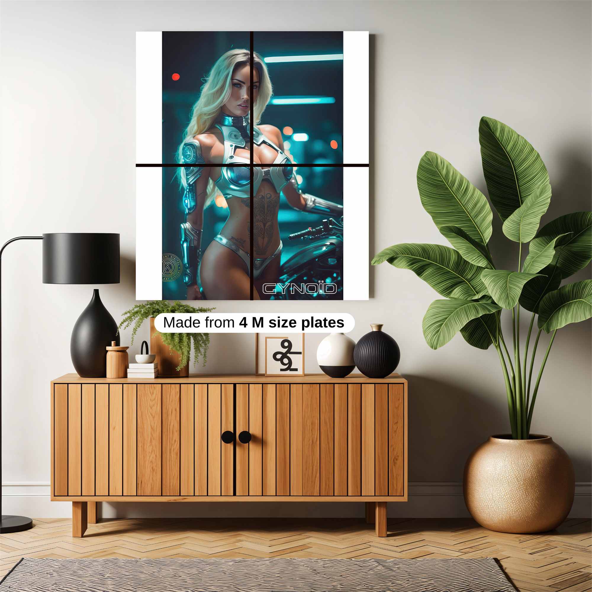 Cyber Siren Safe Wall Magnetic / M