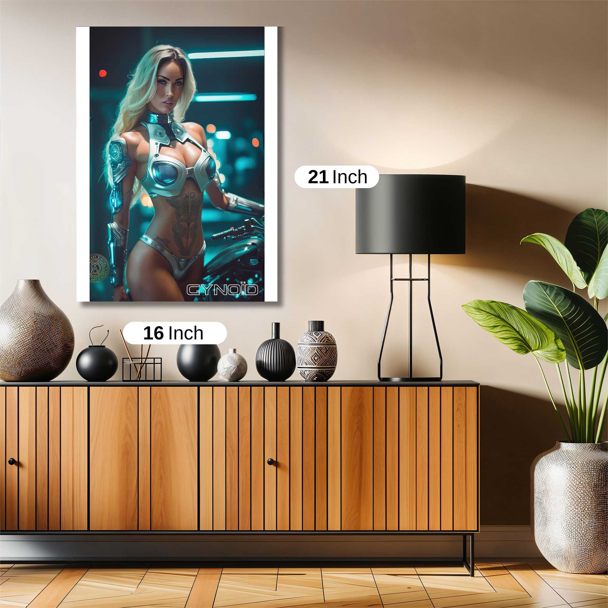 Cyber Siren Safe Wall Magnetic / M