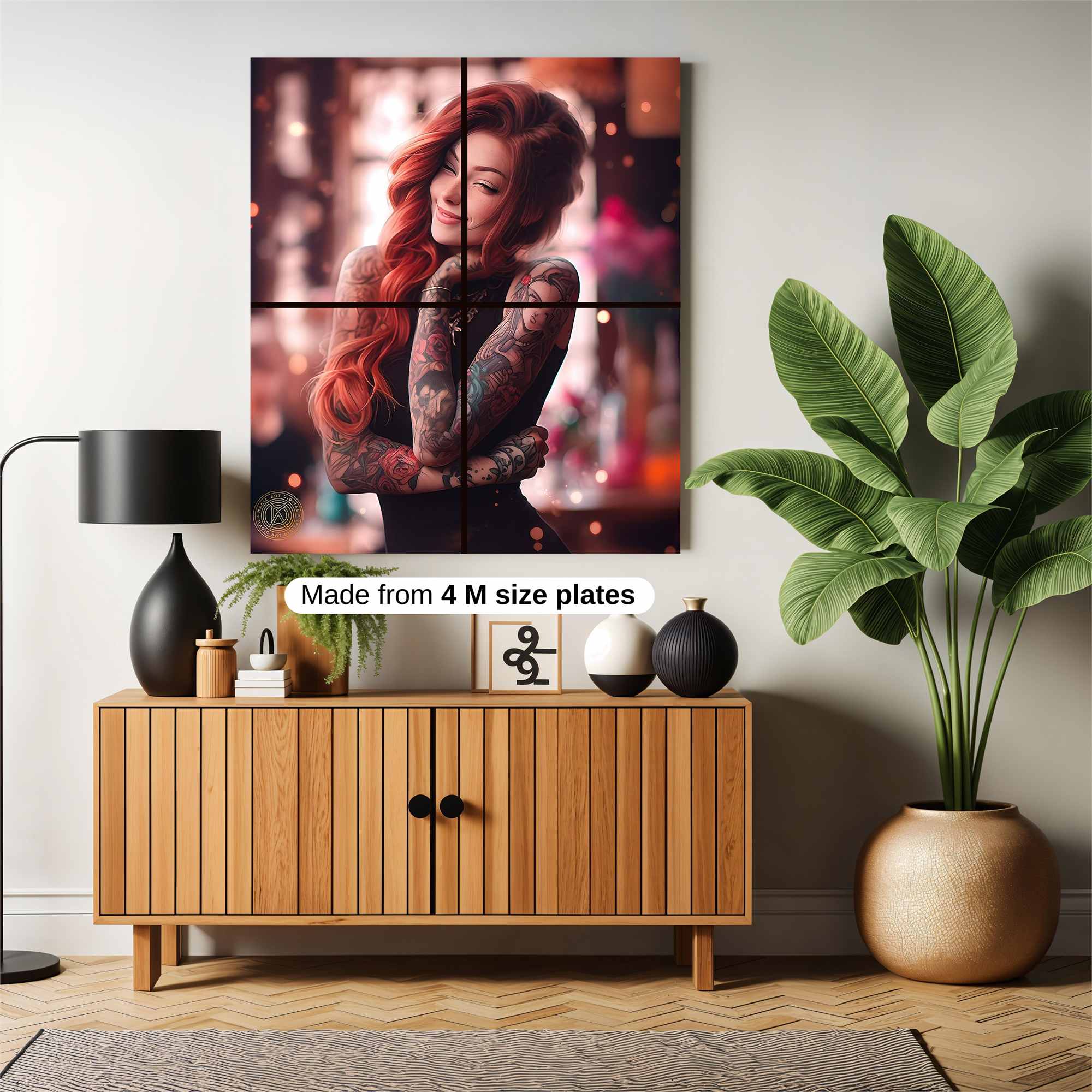 Tattoo Enigma Safe Wall Magnetic / M