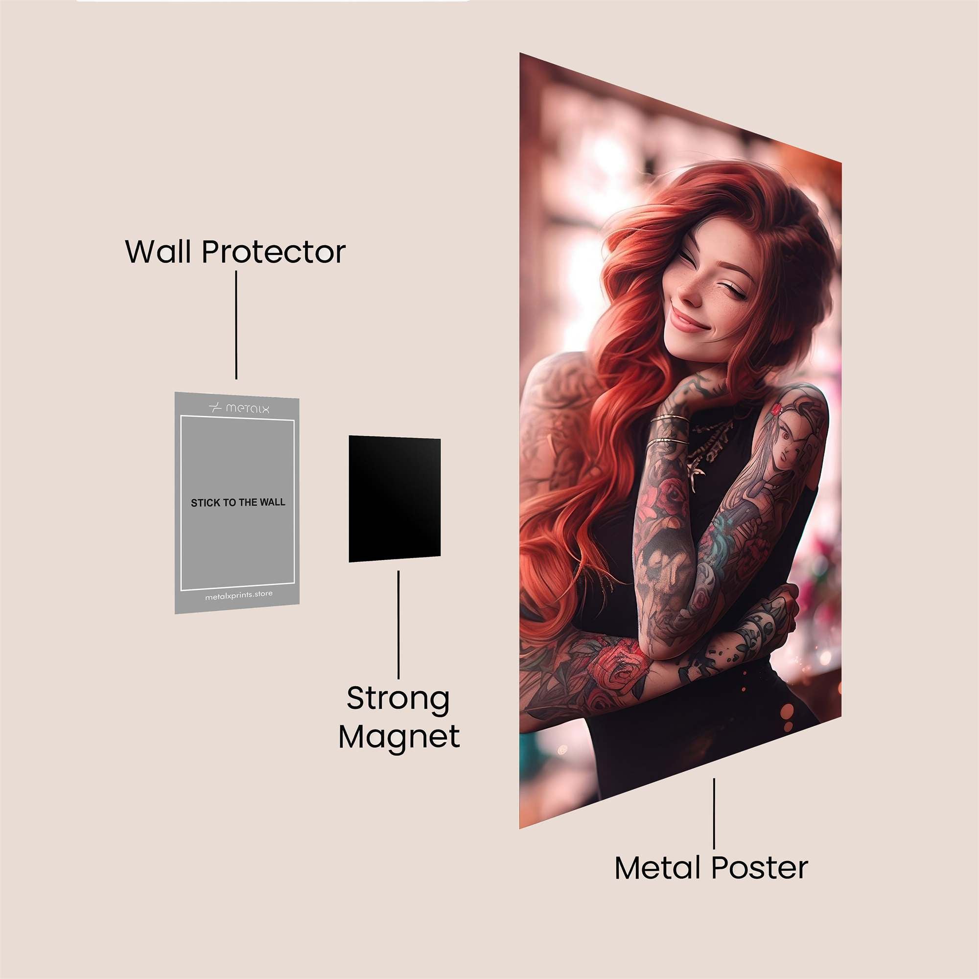 Tattoo Enigma Safe Wall Magnetic / M