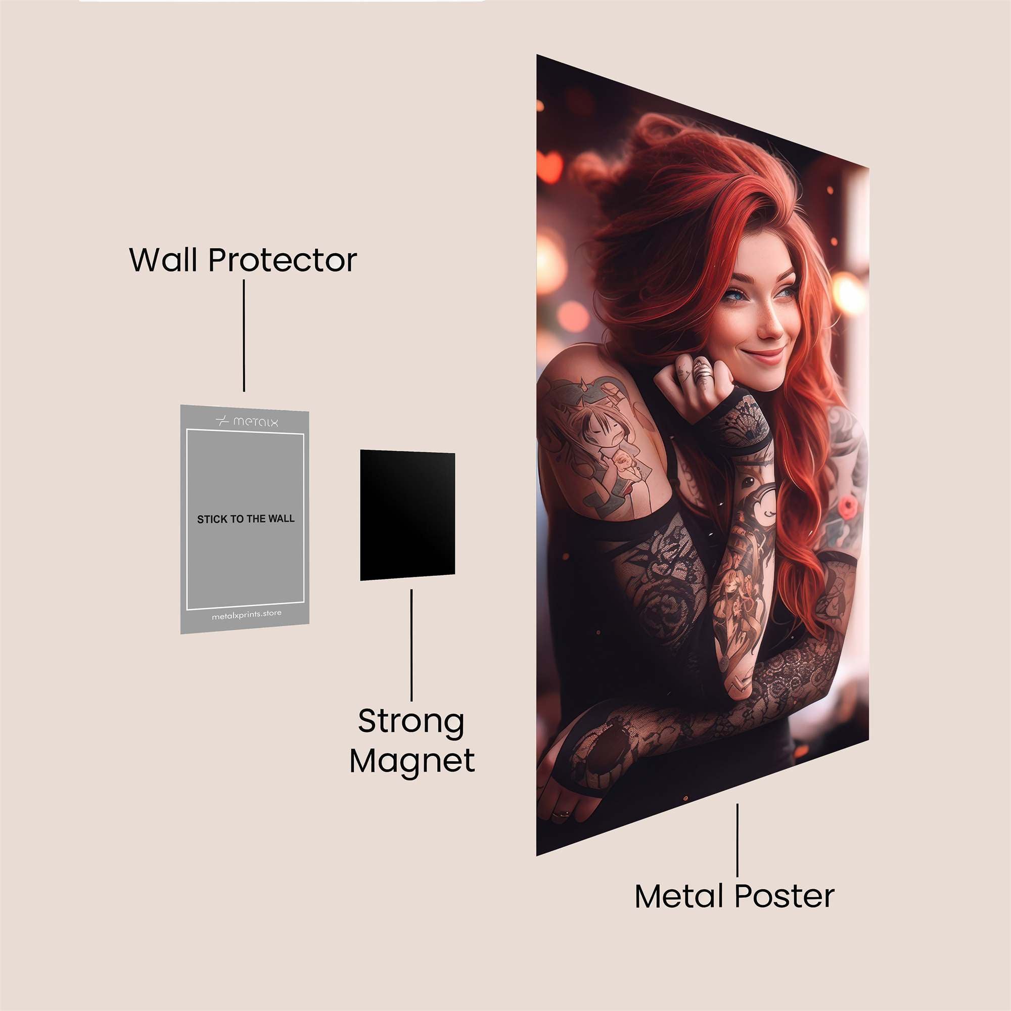 Ginger Enigma Safe Wall Magnetic / M