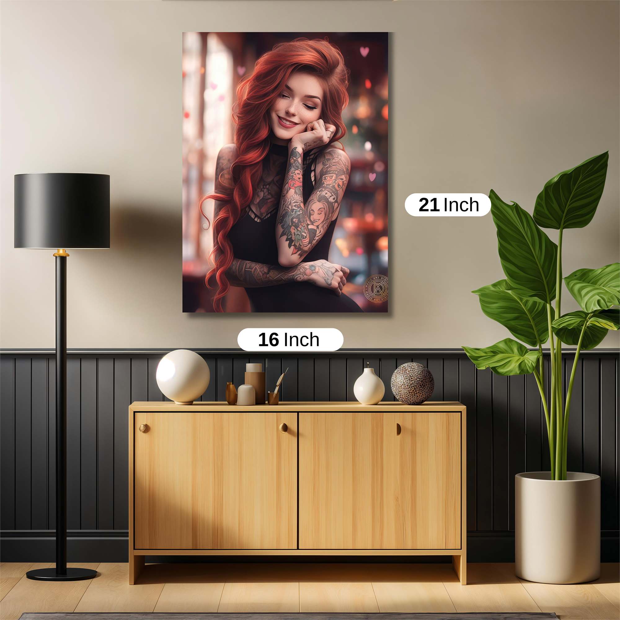 Fiery Enigma Safe Wall Magnetic / M