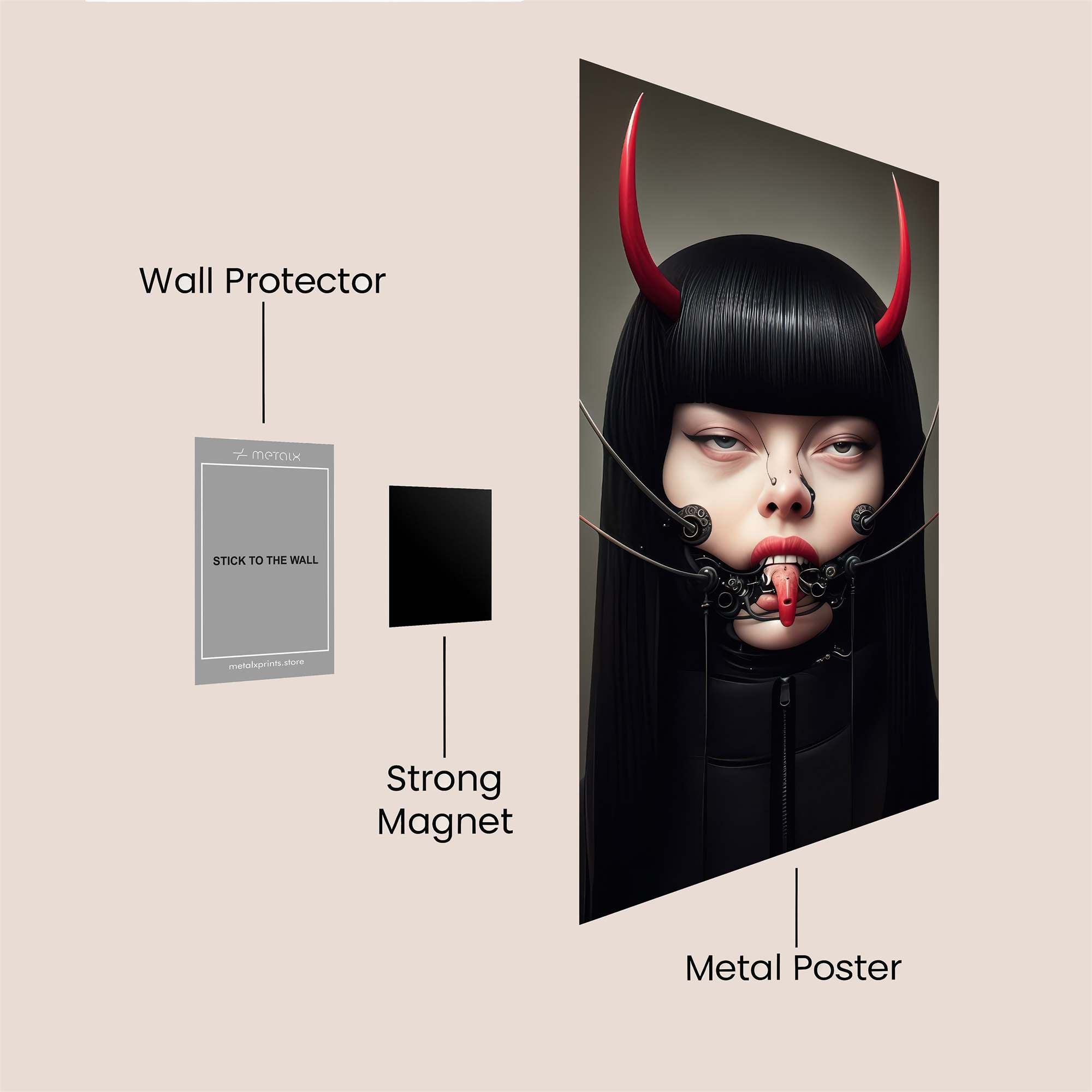 Devilish Allure Safe Wall Magnetic / M