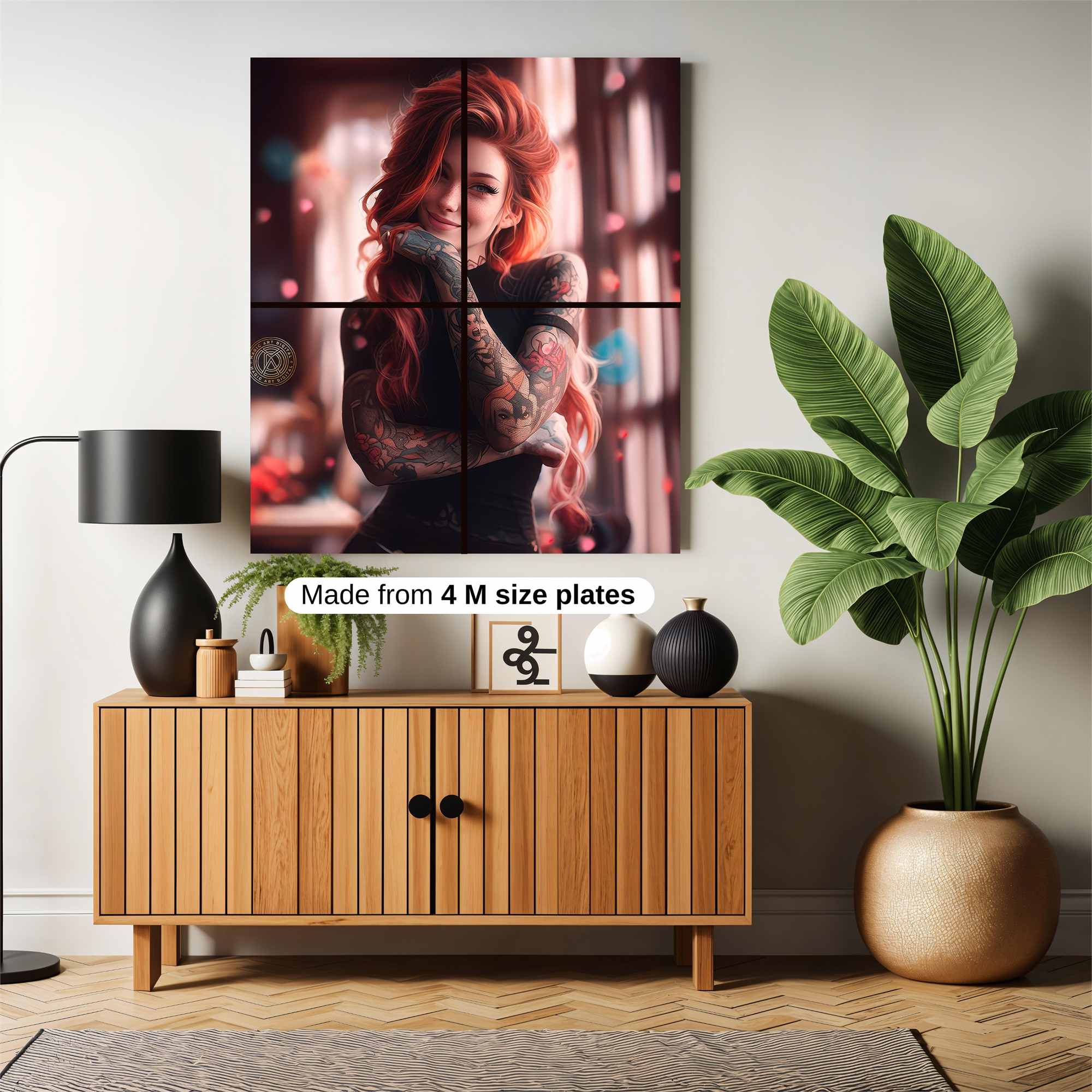 Fiery Enigma Safe Wall Magnetic / M