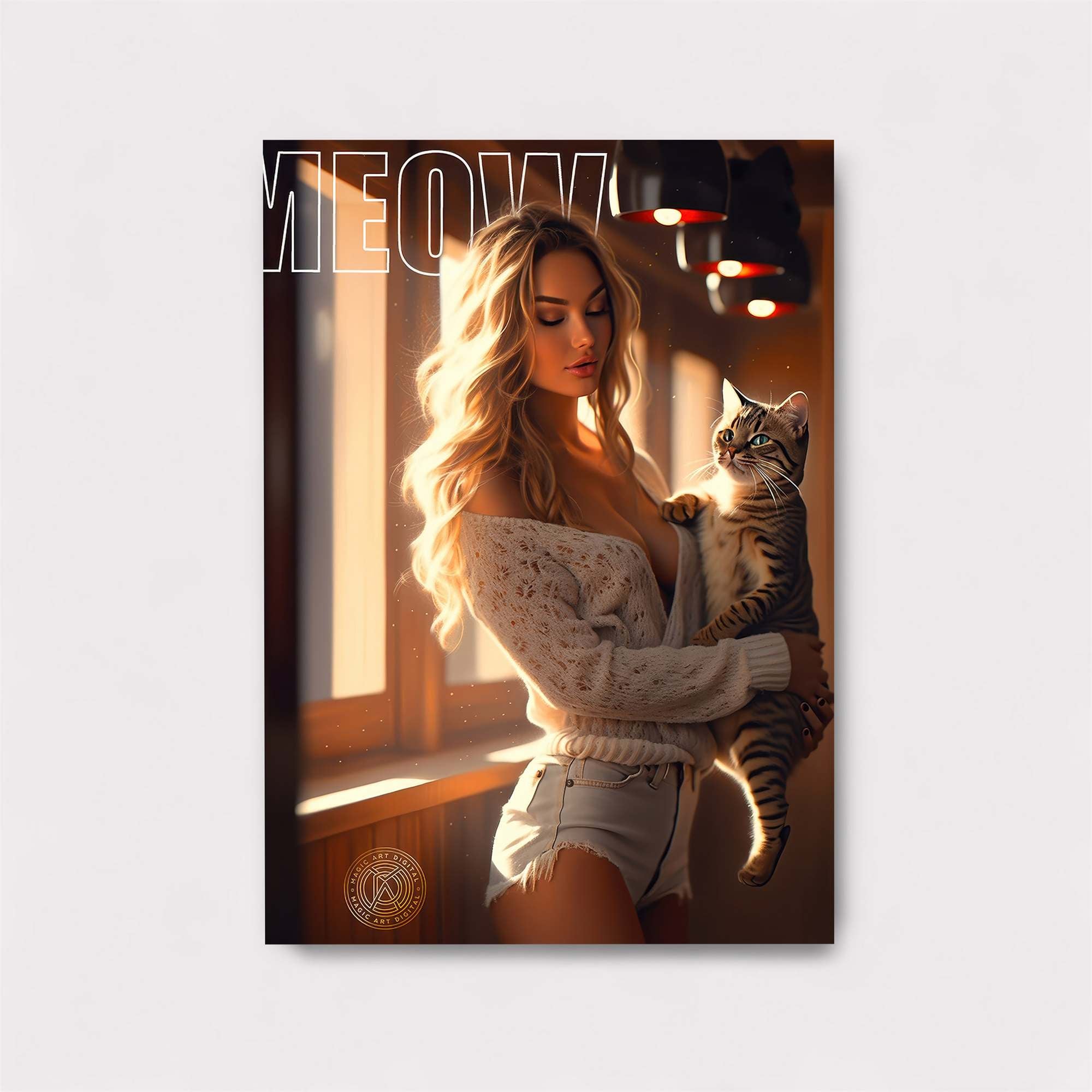 Cat Charm Safe Wall Magnetic / M