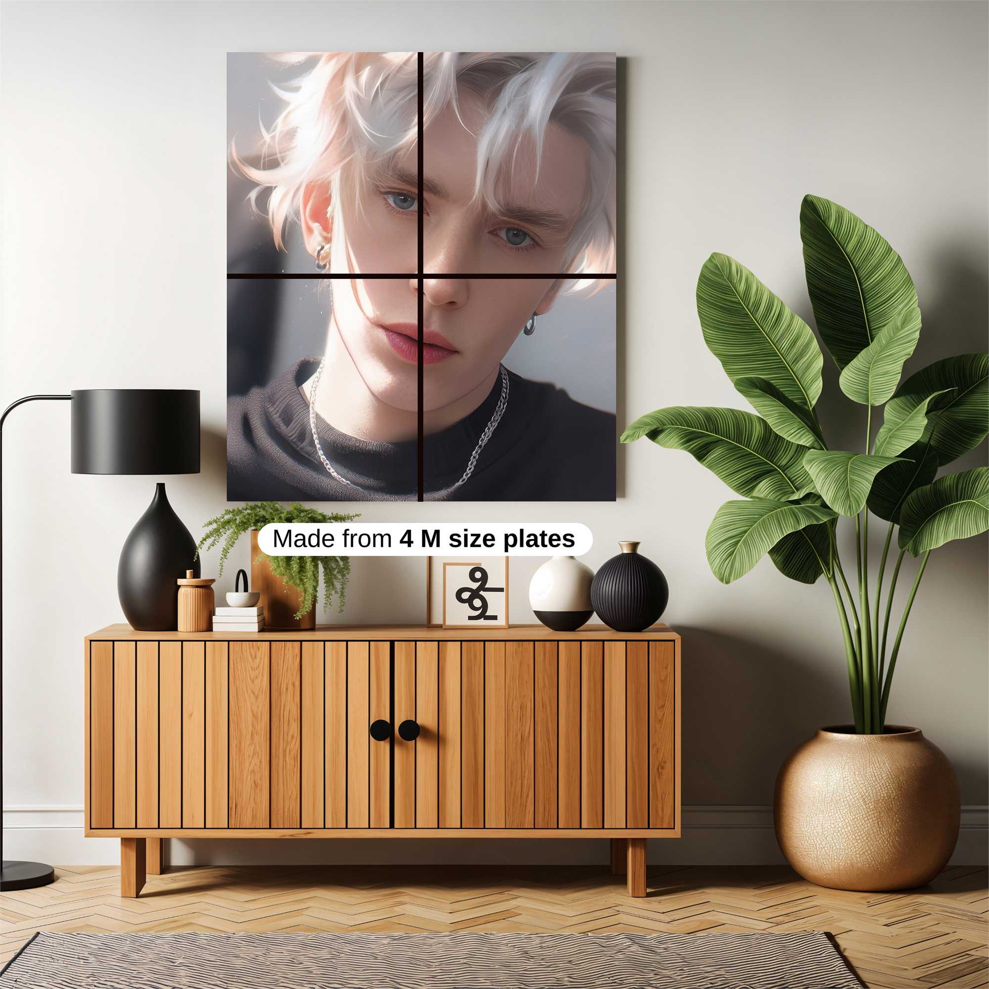 Silver Serenity Safe Wall Magnetic / M