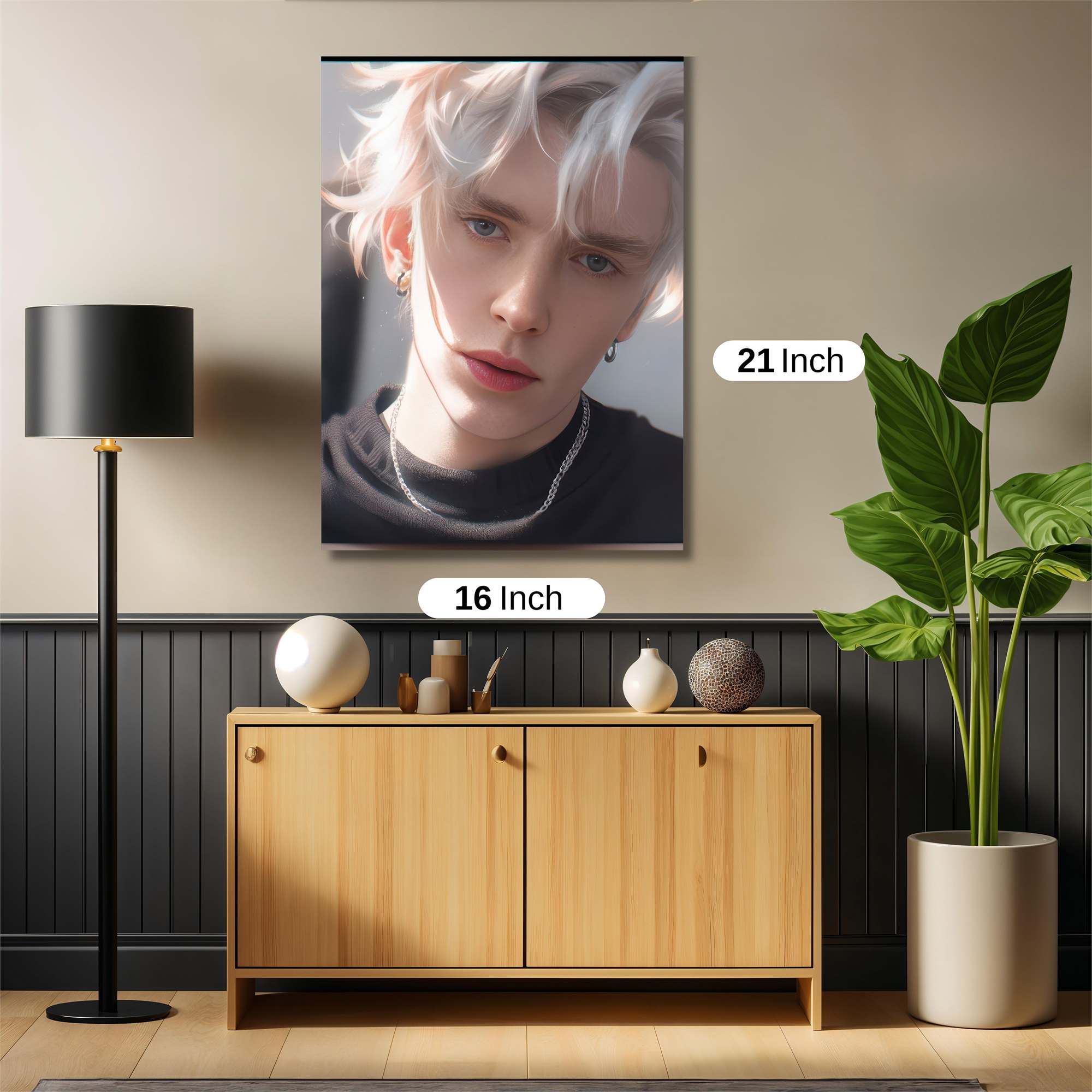 Silver Serenity Safe Wall Magnetic / M