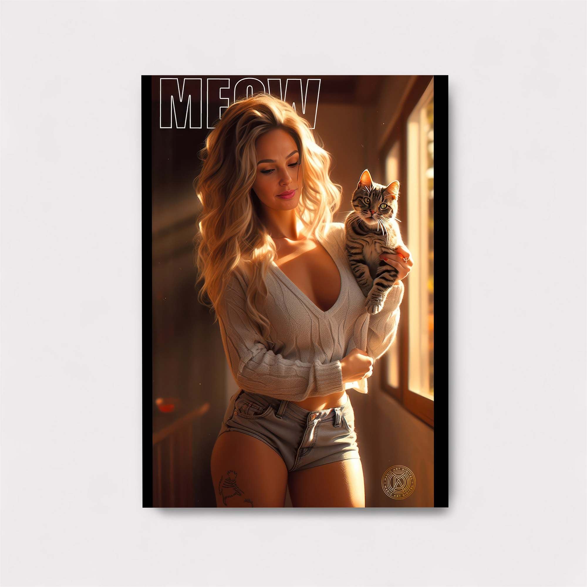 Cat Serenity Safe Wall Magnetic / M