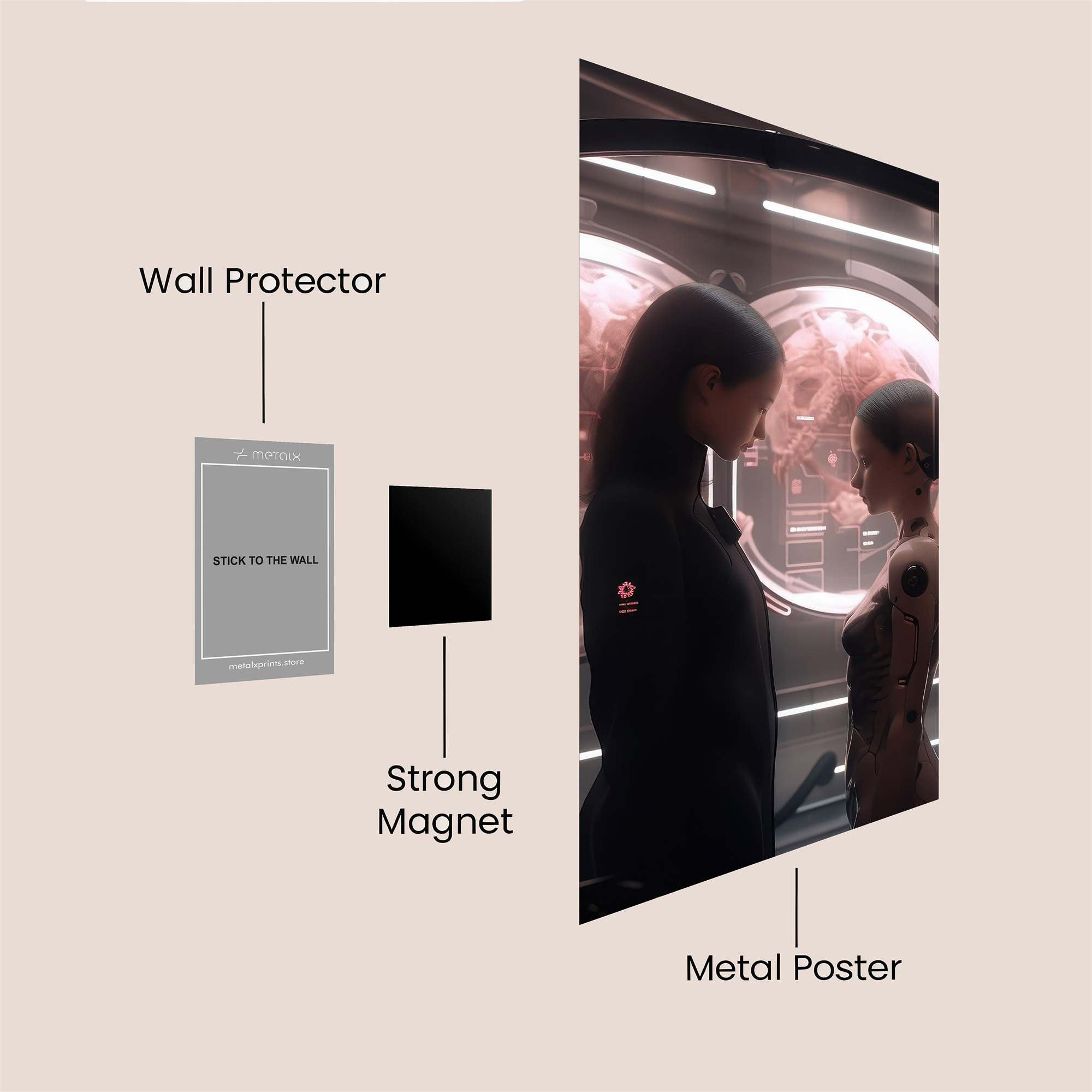 Android Introspection Safe Wall Magnetic / M