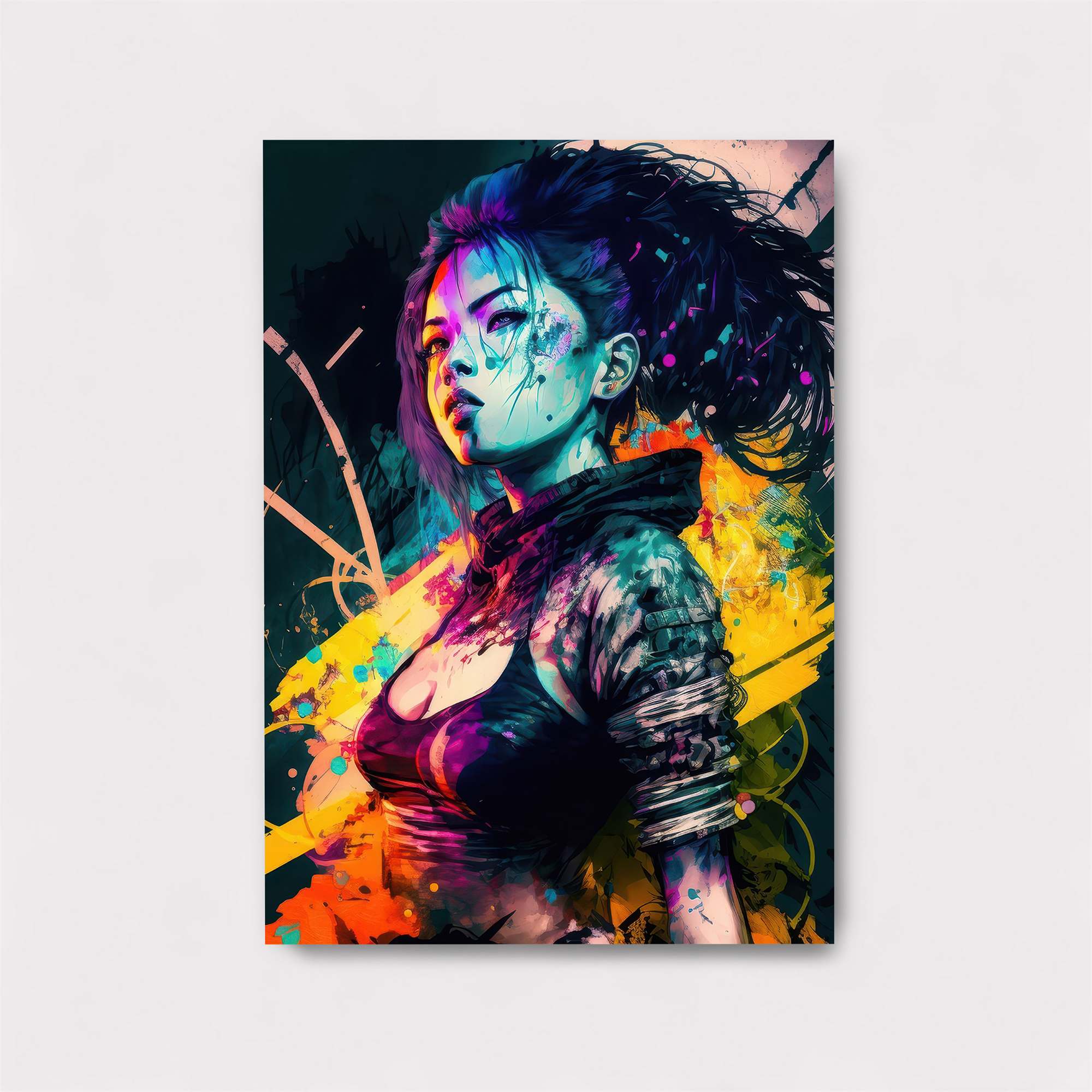 Neon Warrior Safe Wall Magnetic / M