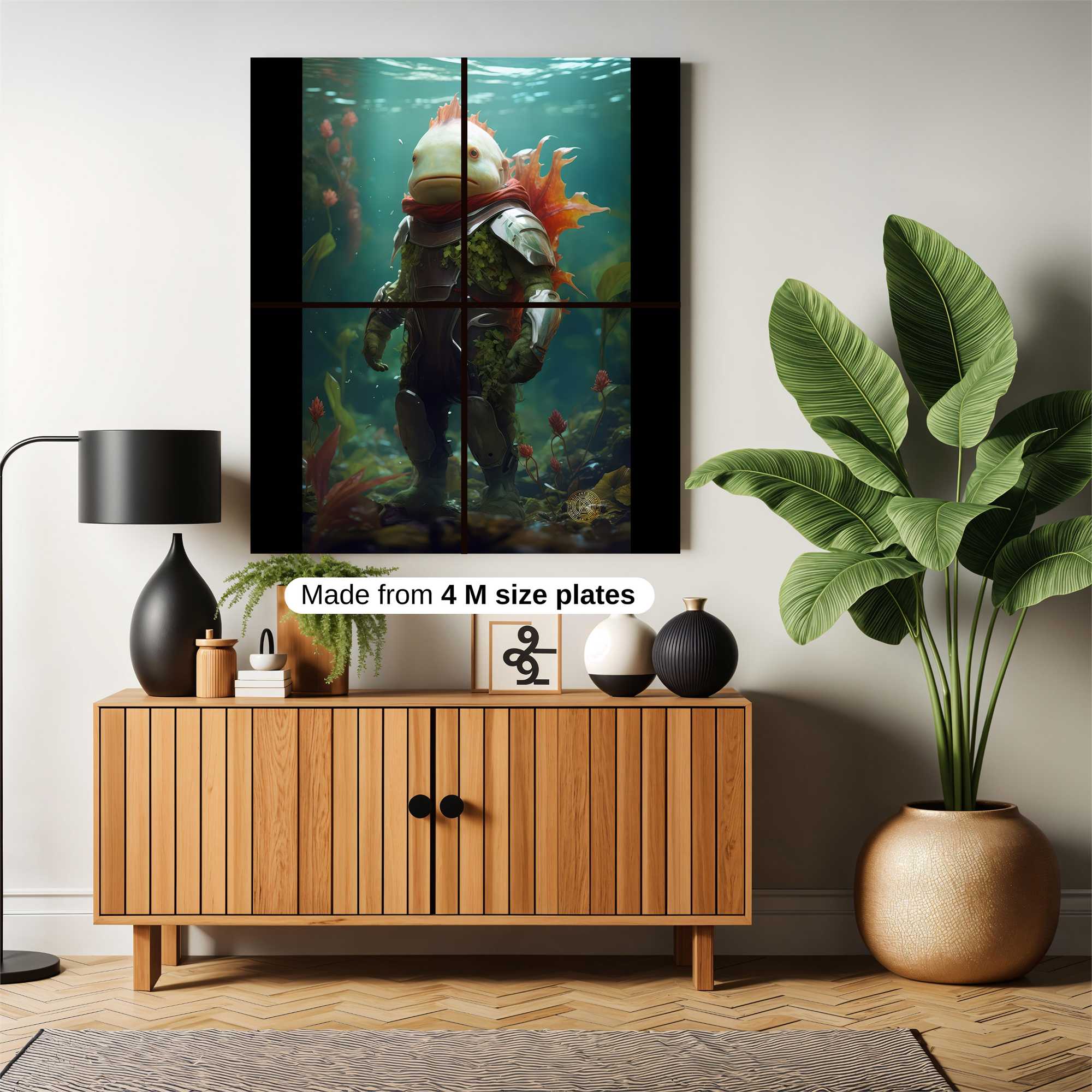 Axolotl Guardian Safe Wall Magnetic / M