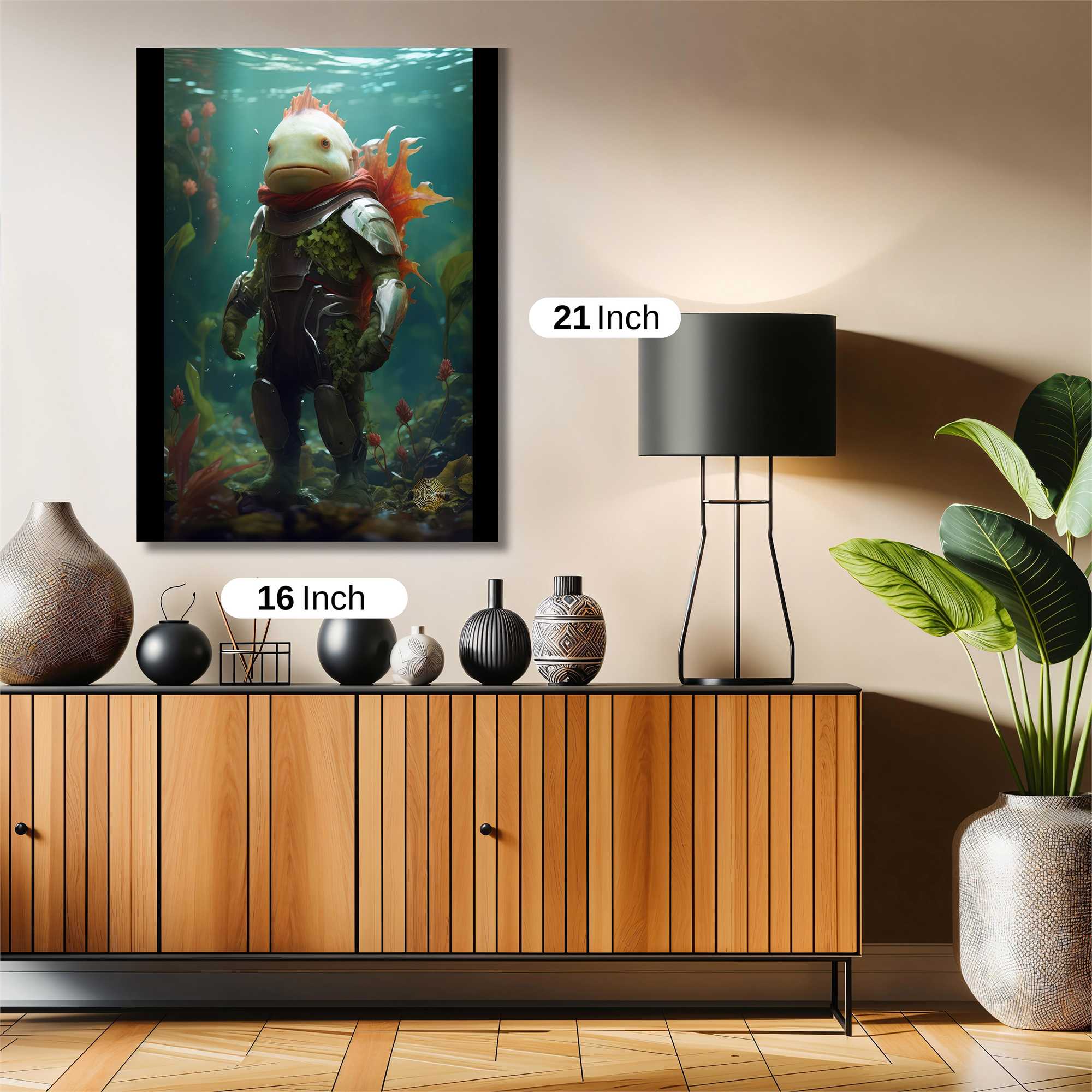 Axolotl Guardian Safe Wall Magnetic / M