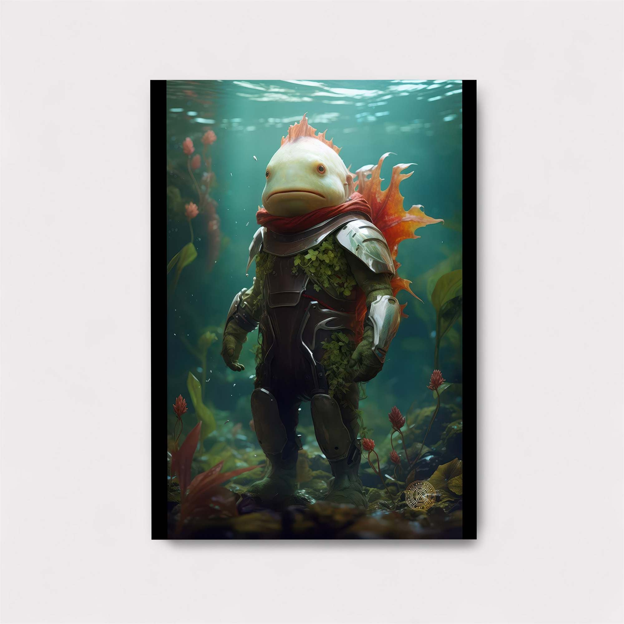 Axolotl Guardian Safe Wall Magnetic / M