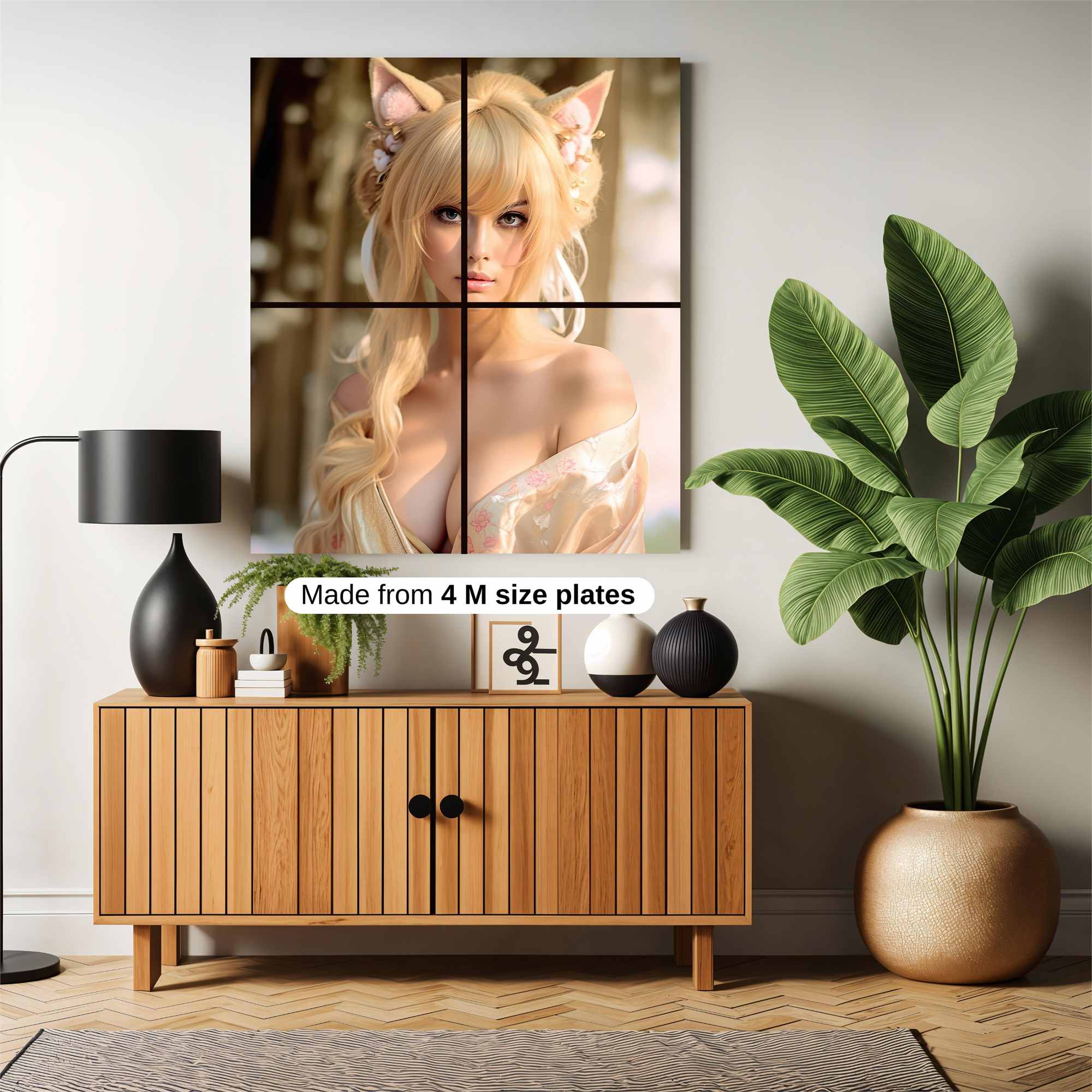 Kitsune Enchantress Safe Wall Magnetic / M