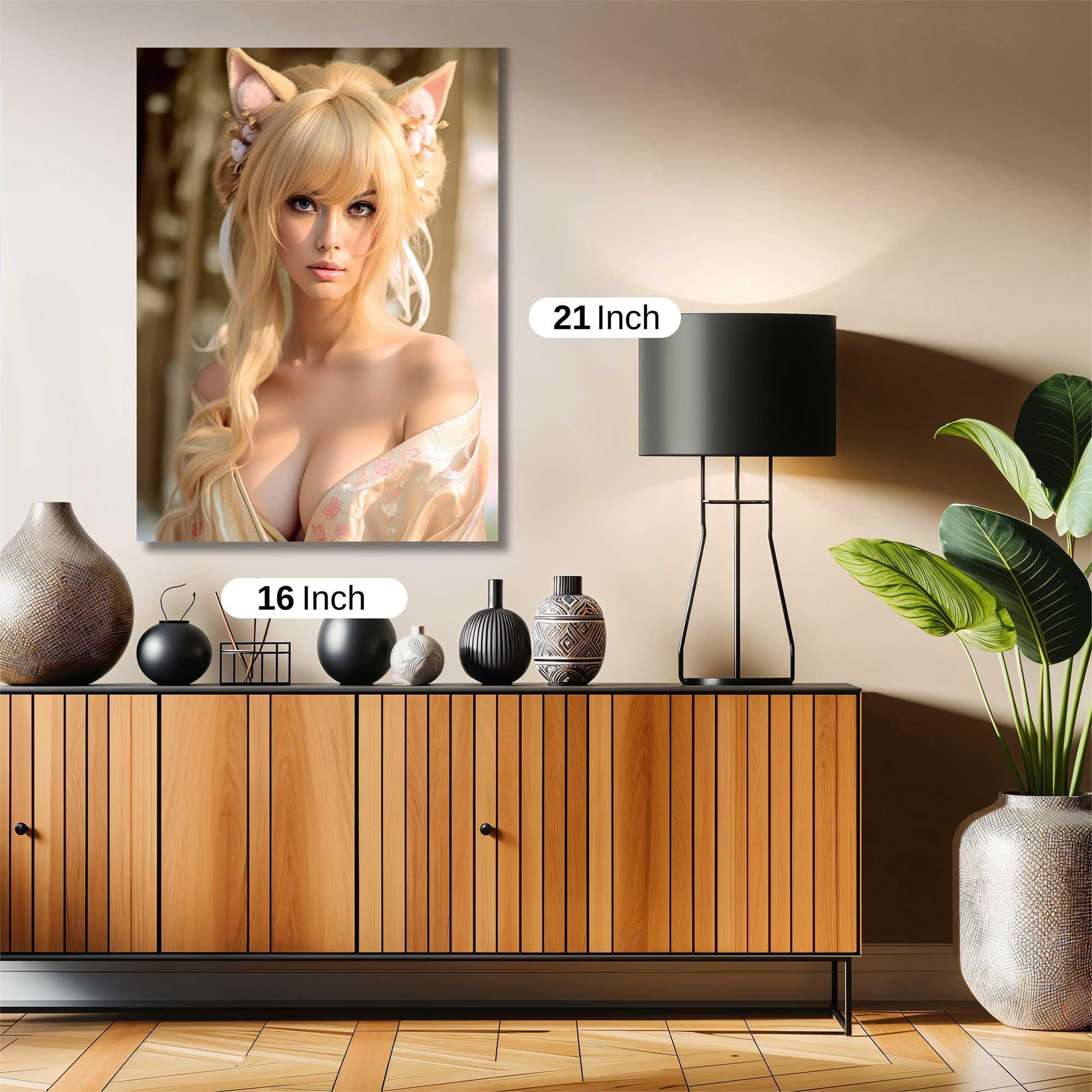 Kitsune Enchantress Safe Wall Magnetic / M