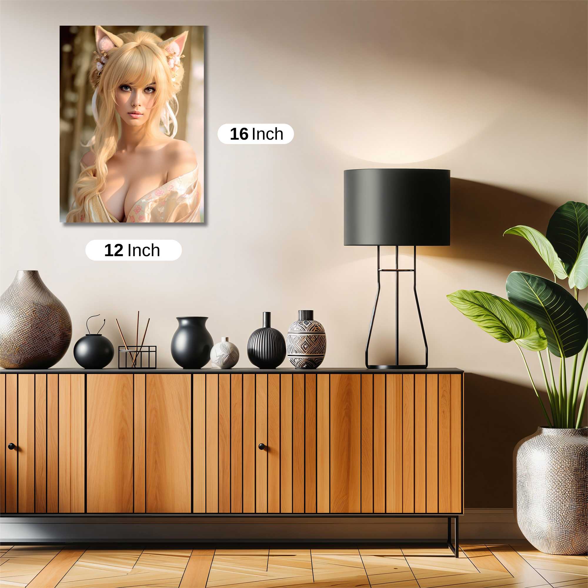 Kitsune Enchantress Safe Wall Magnetic / M