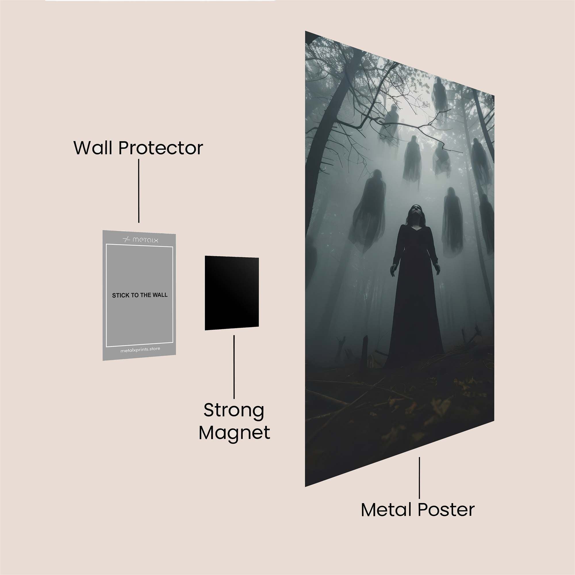 Witch Enigma Safe Wall Magnetic / M