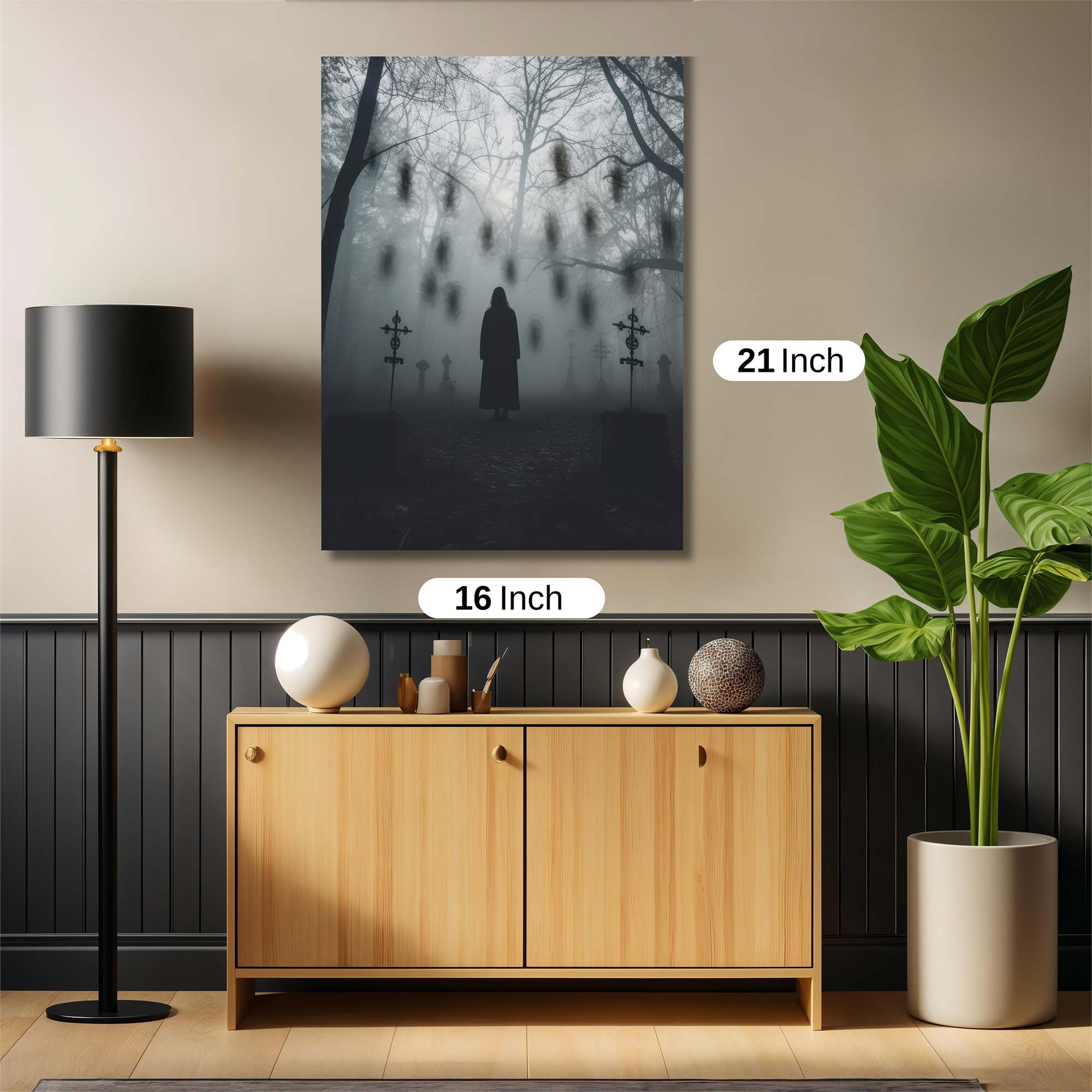 Ghostly Silence Safe Wall Magnetic / M