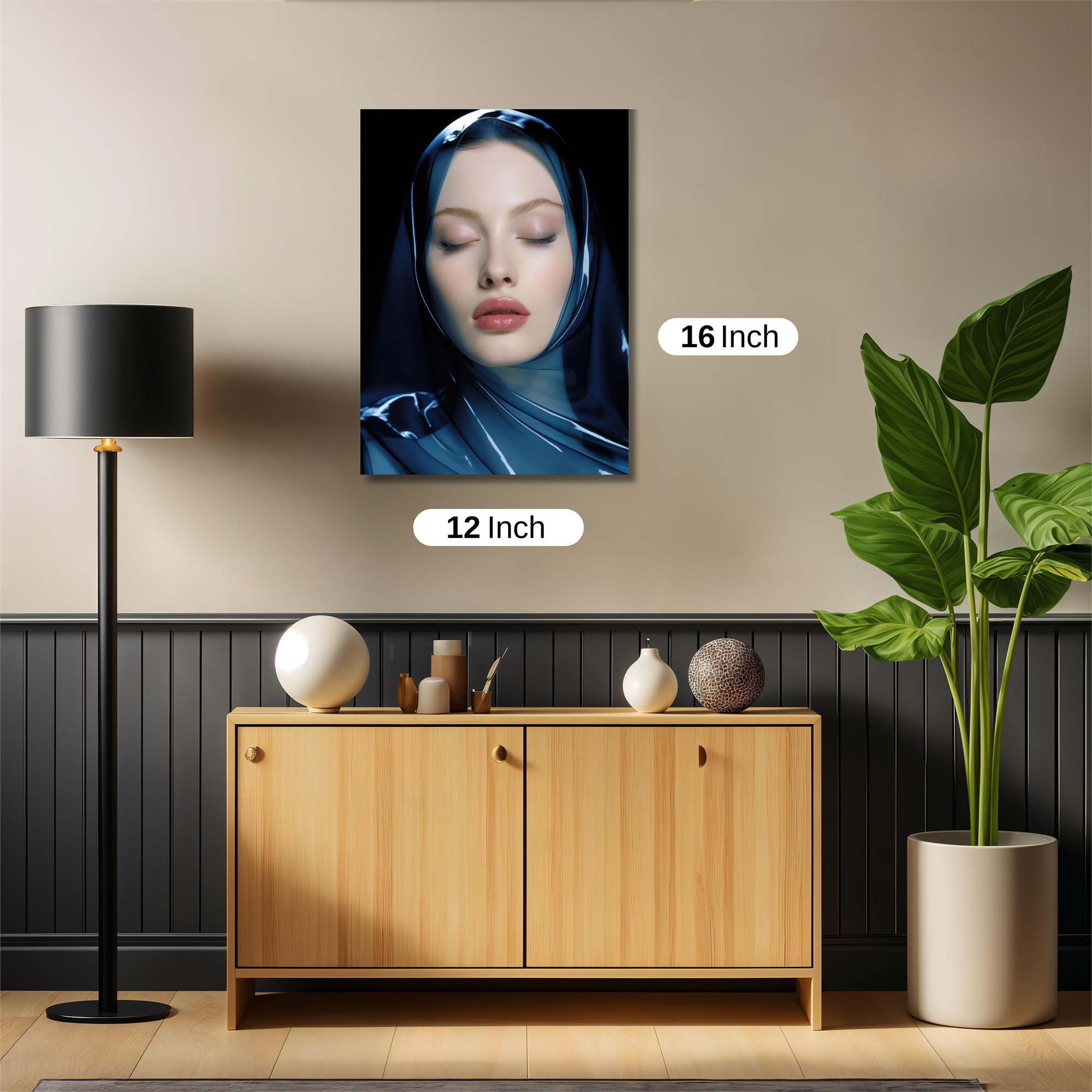 Veiled Serenity Safe Wall Magnetic / M