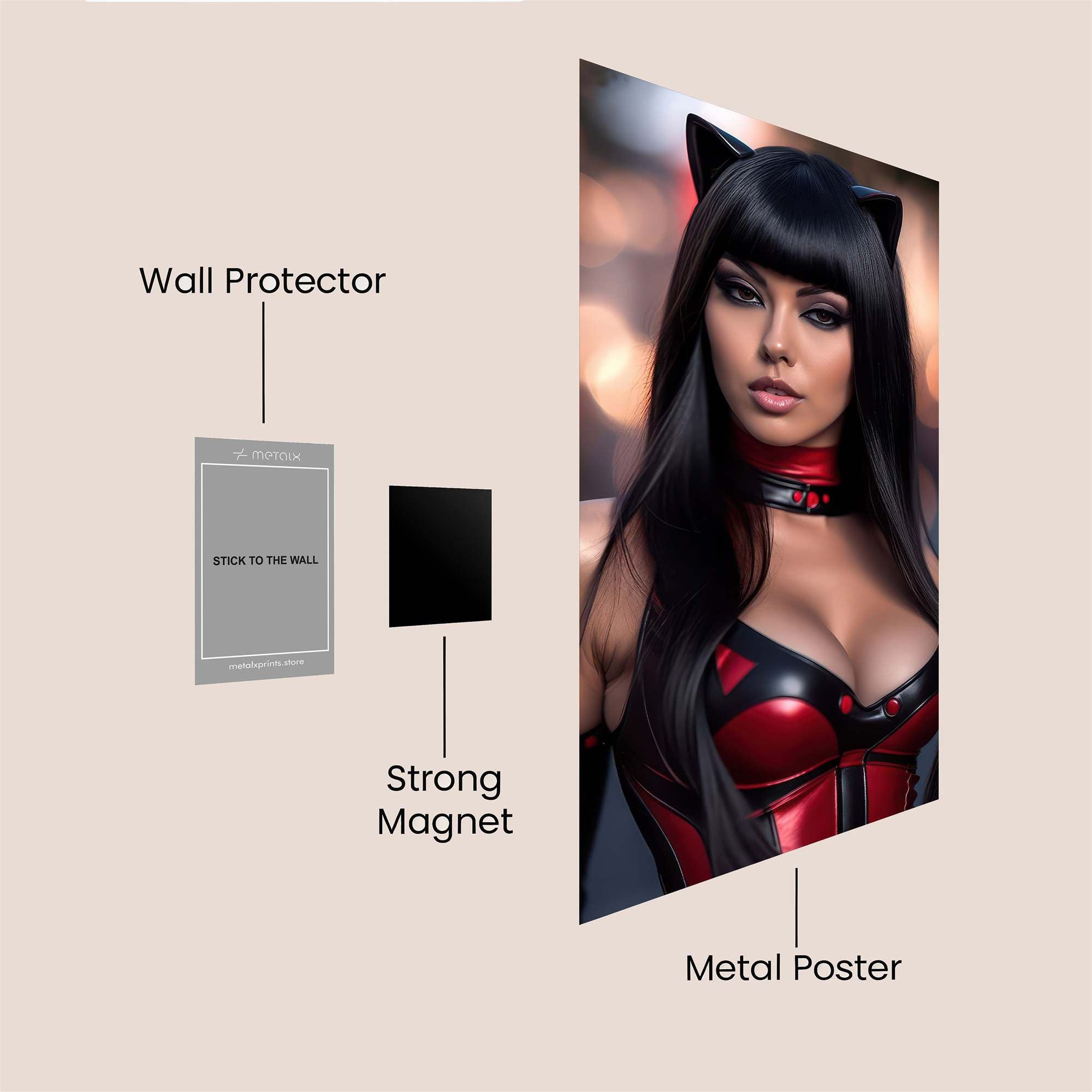 Catwoman Enigma Safe Wall Magnetic / M