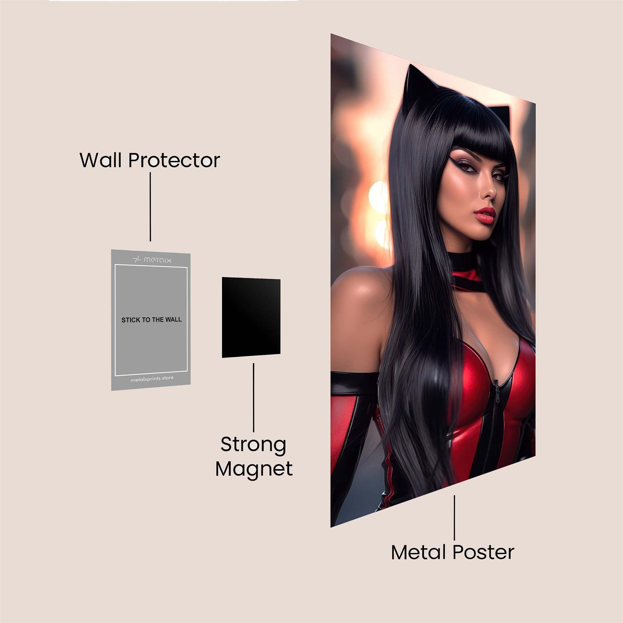 Catwoman Enigmatic Safe Wall Magnetic / M