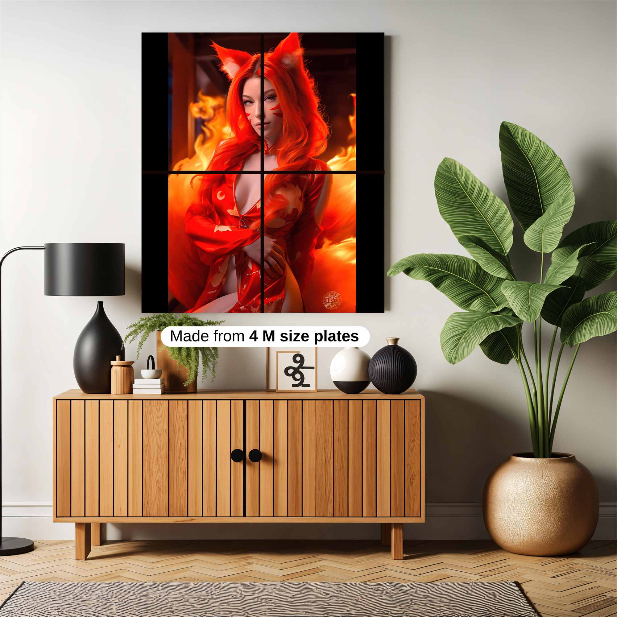 Fiery Enigma Safe Wall Magnetic / M