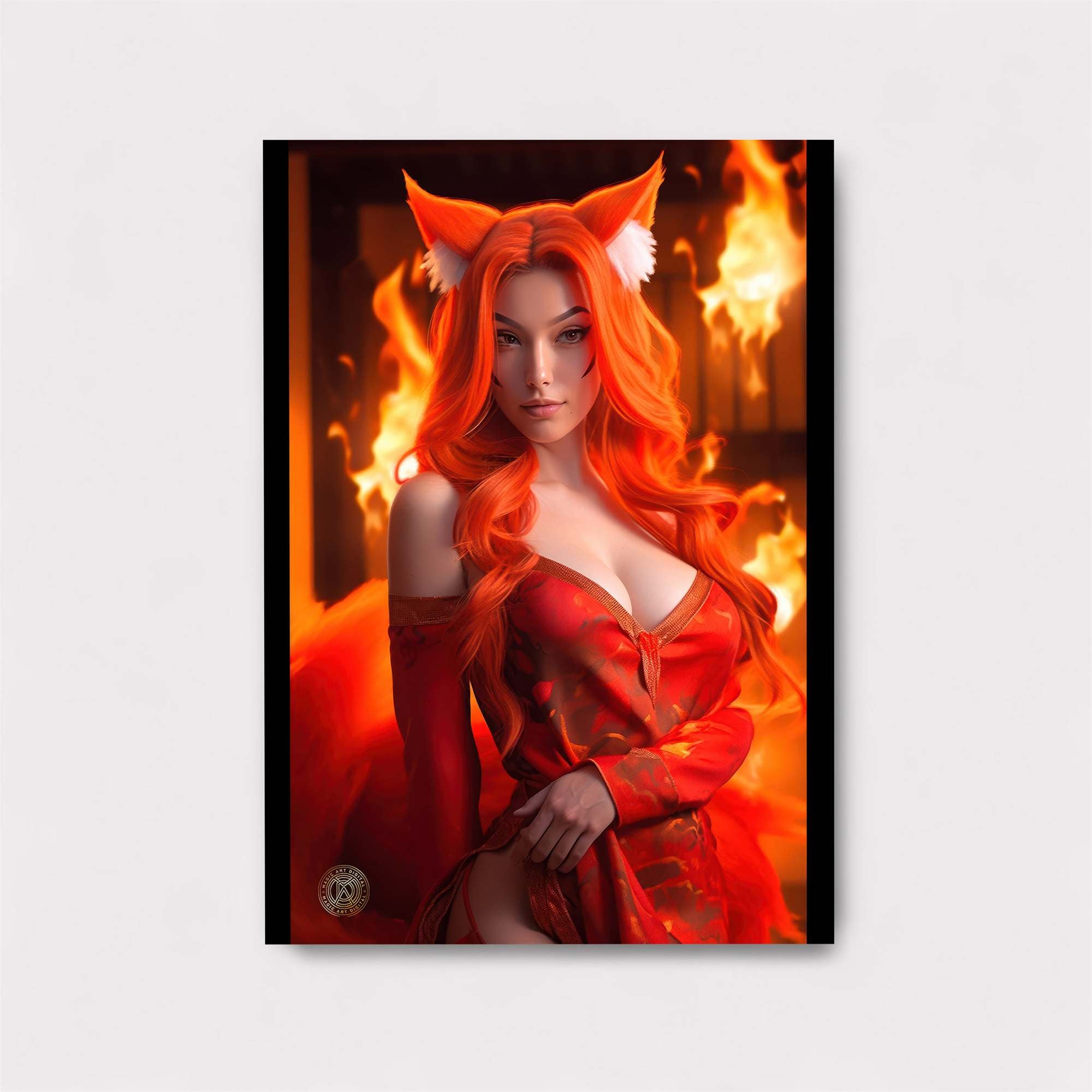 Fiery Enchantress Safe Wall Magnetic / M