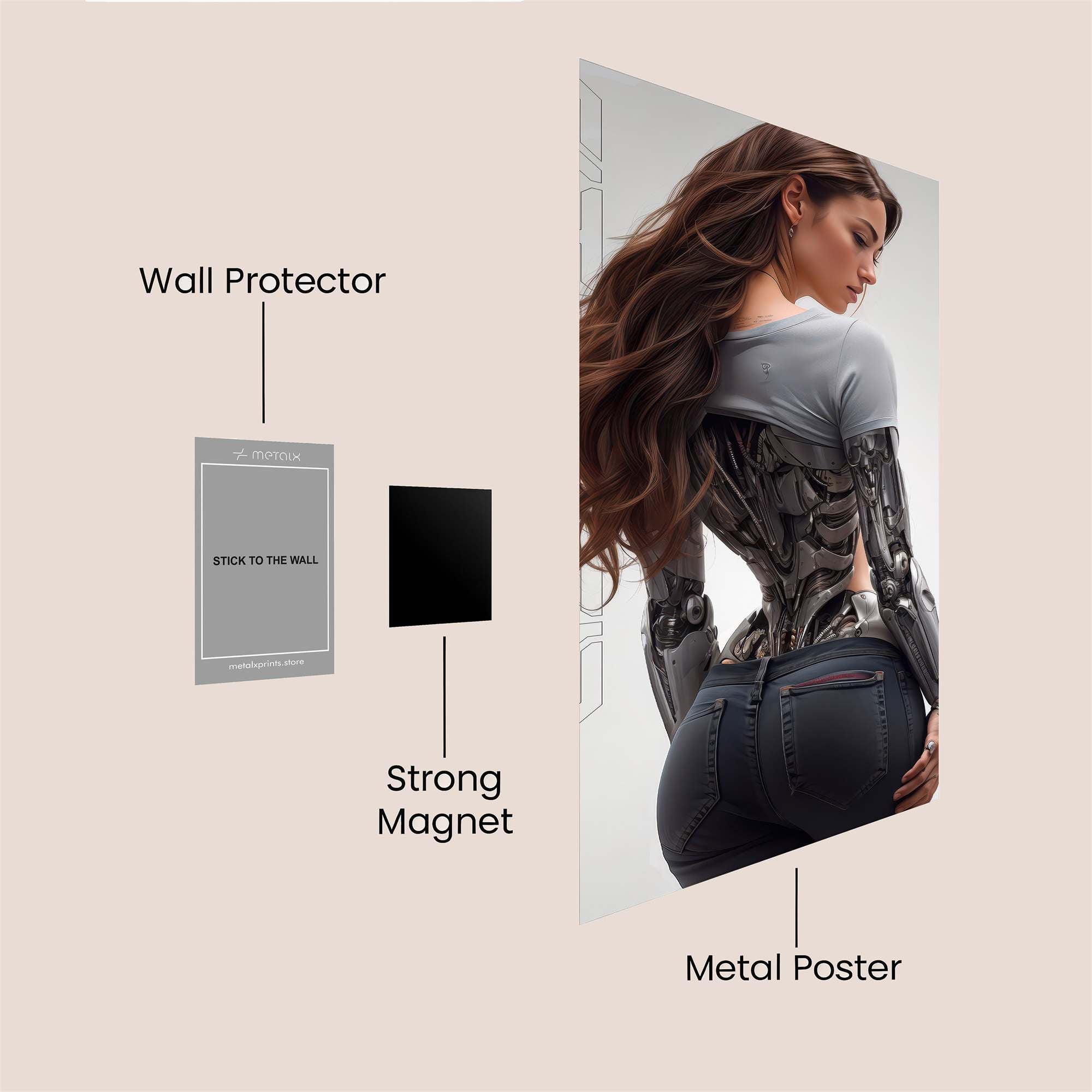 Cyber Elegance Safe Wall Magnetic / M