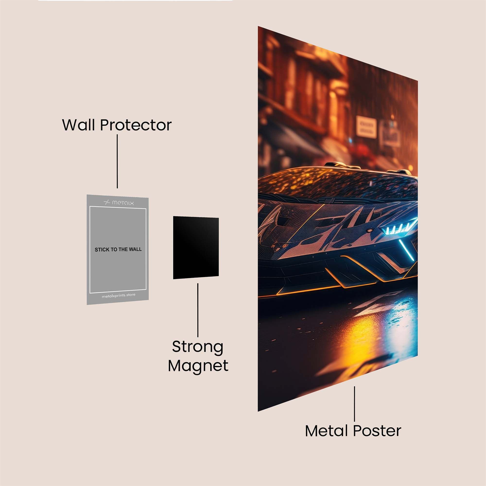 ForestWhisper Safe Wall Magnetic / M