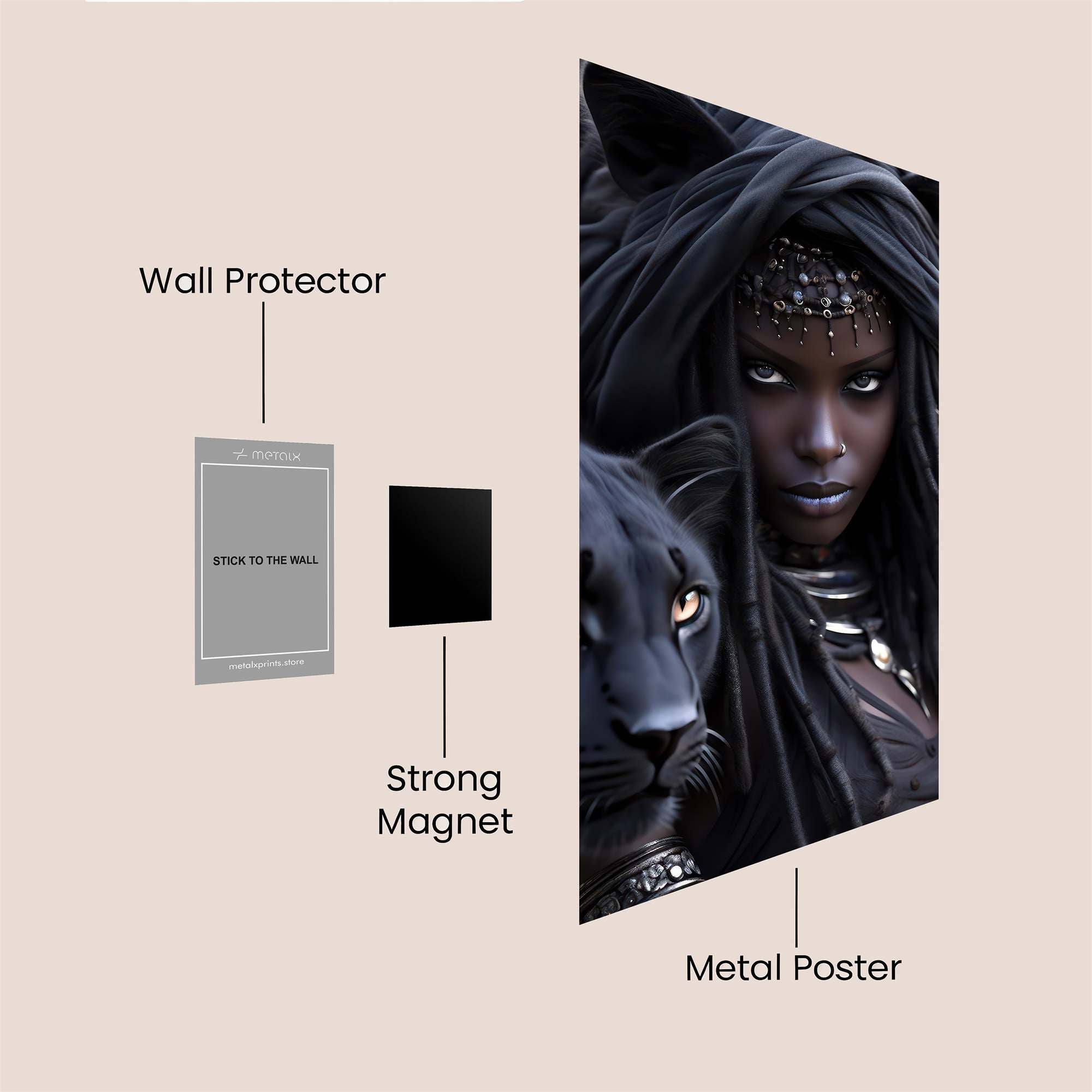 Panther Enigma Safe Wall Magnetic / M