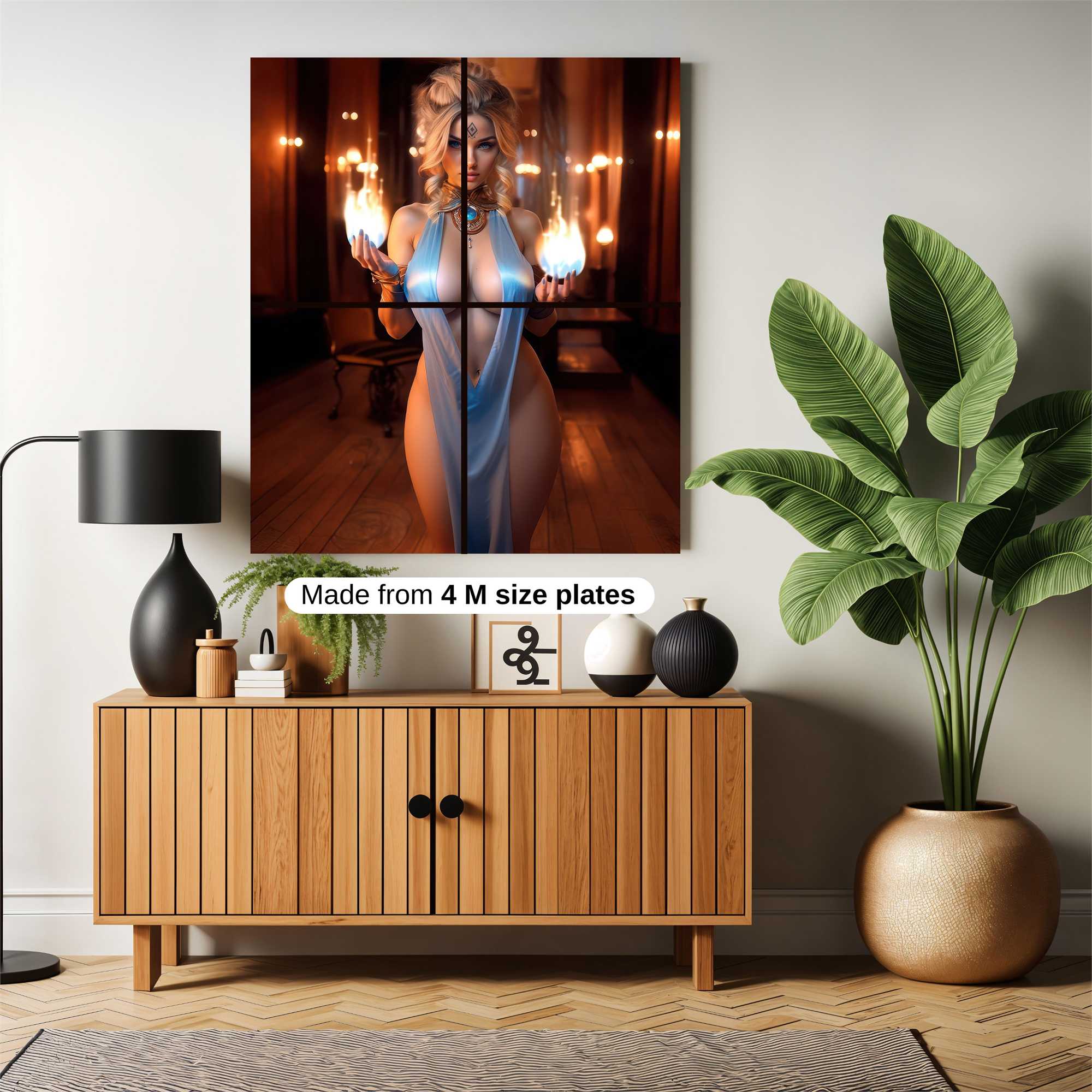 Sorceress Seductive Safe Wall Magnetic / M