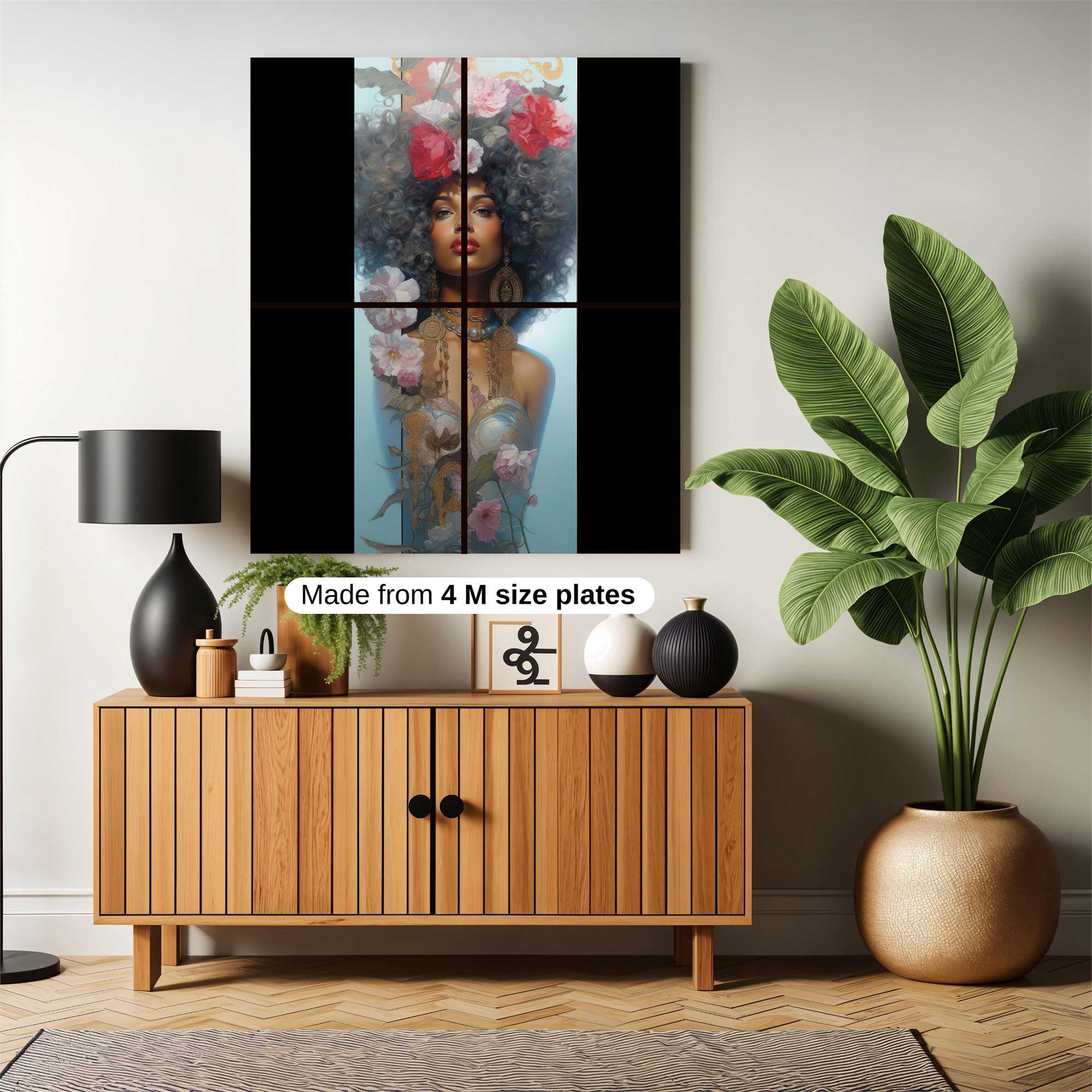 Floral Enchantment Safe Wall Magnetic / M