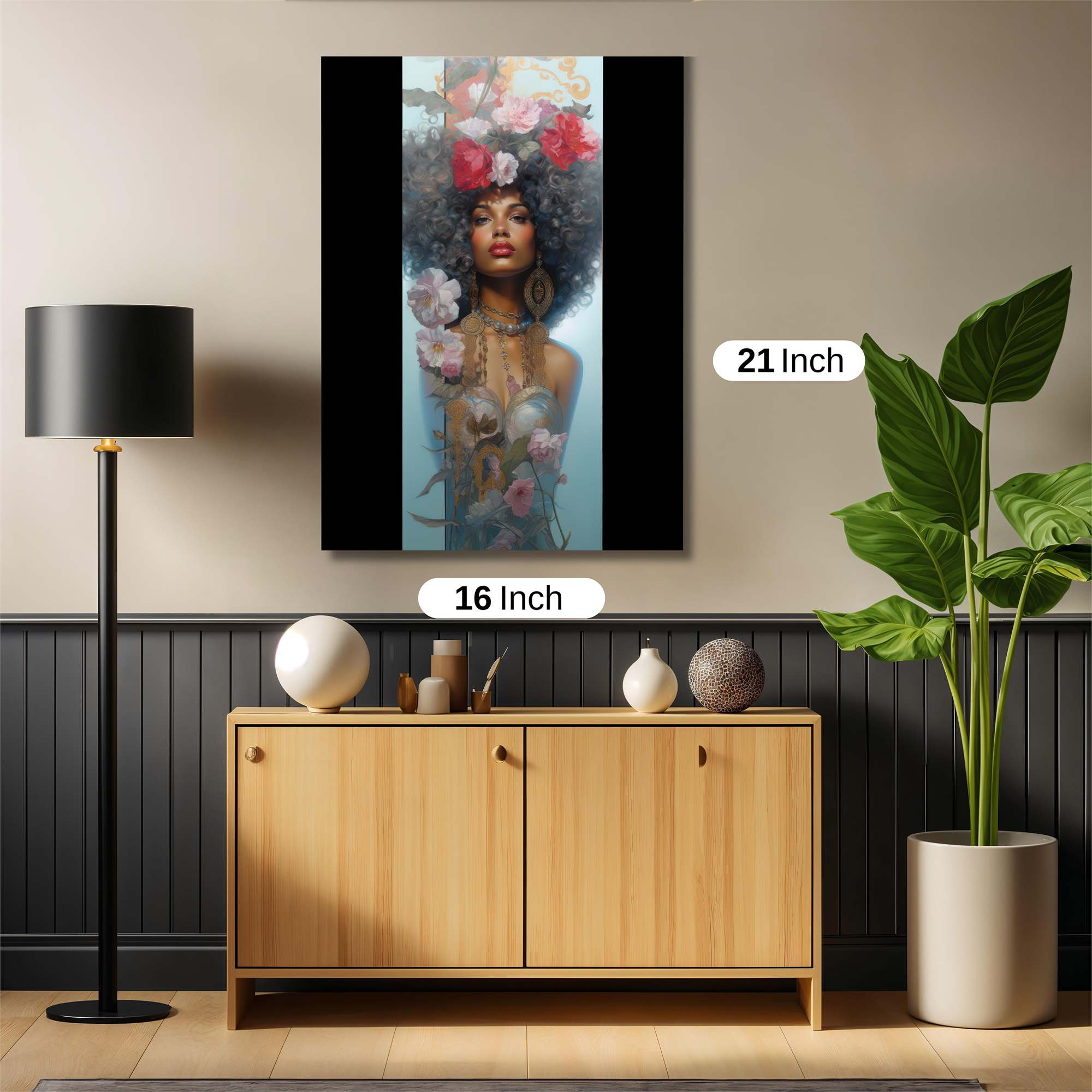 Floral Enchantment Safe Wall Magnetic / M