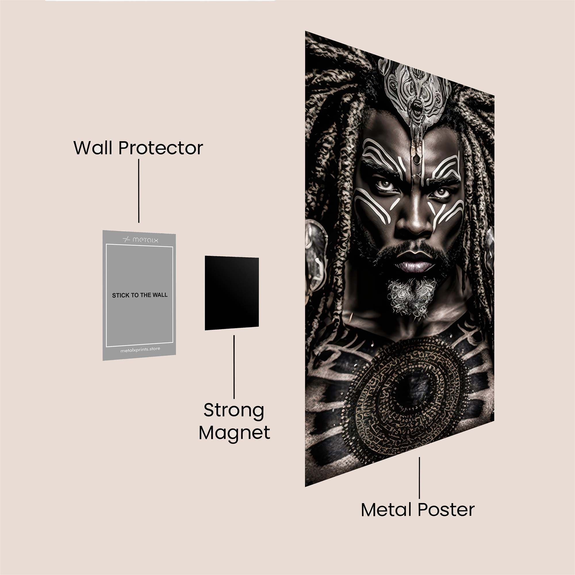 Warrior Majestic Safe Wall Magnetic / M