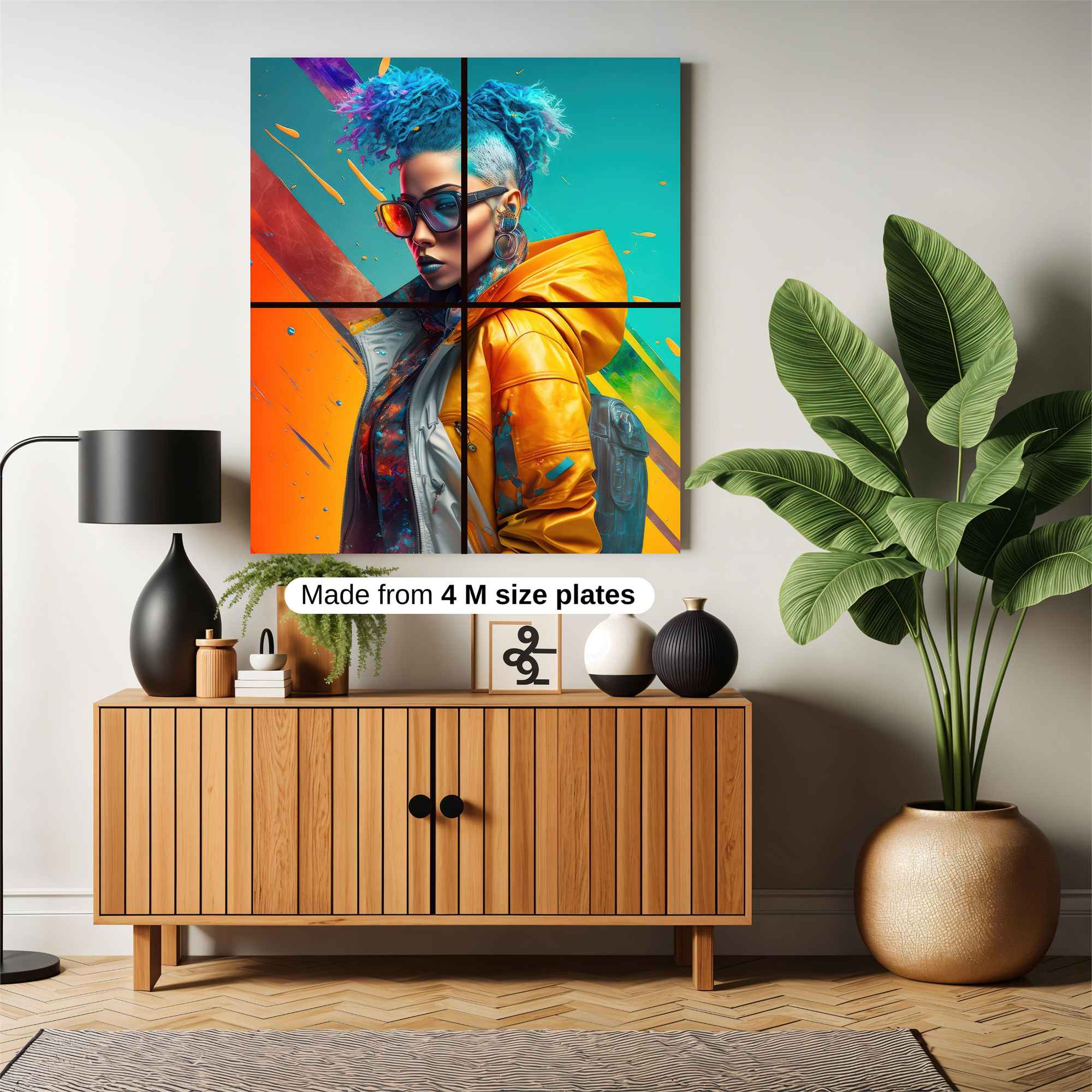 Cyberpunk Rebel Safe Wall Magnetic / M