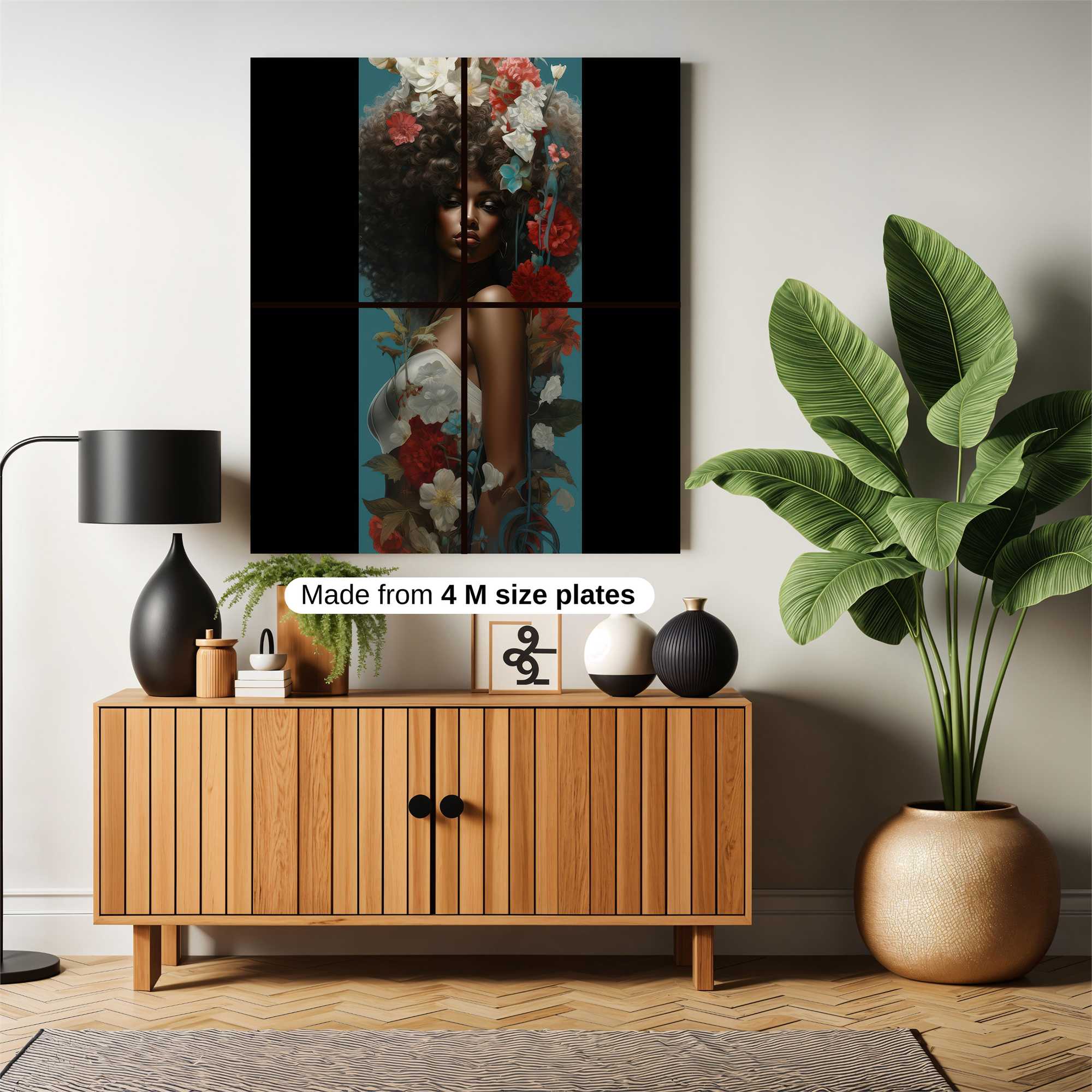 Floral Majesty Safe Wall Magnetic / M